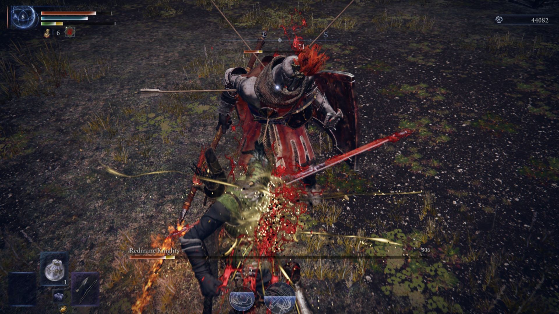 Kill the knights one at a time (Source: Bandai Namco Entertainment)