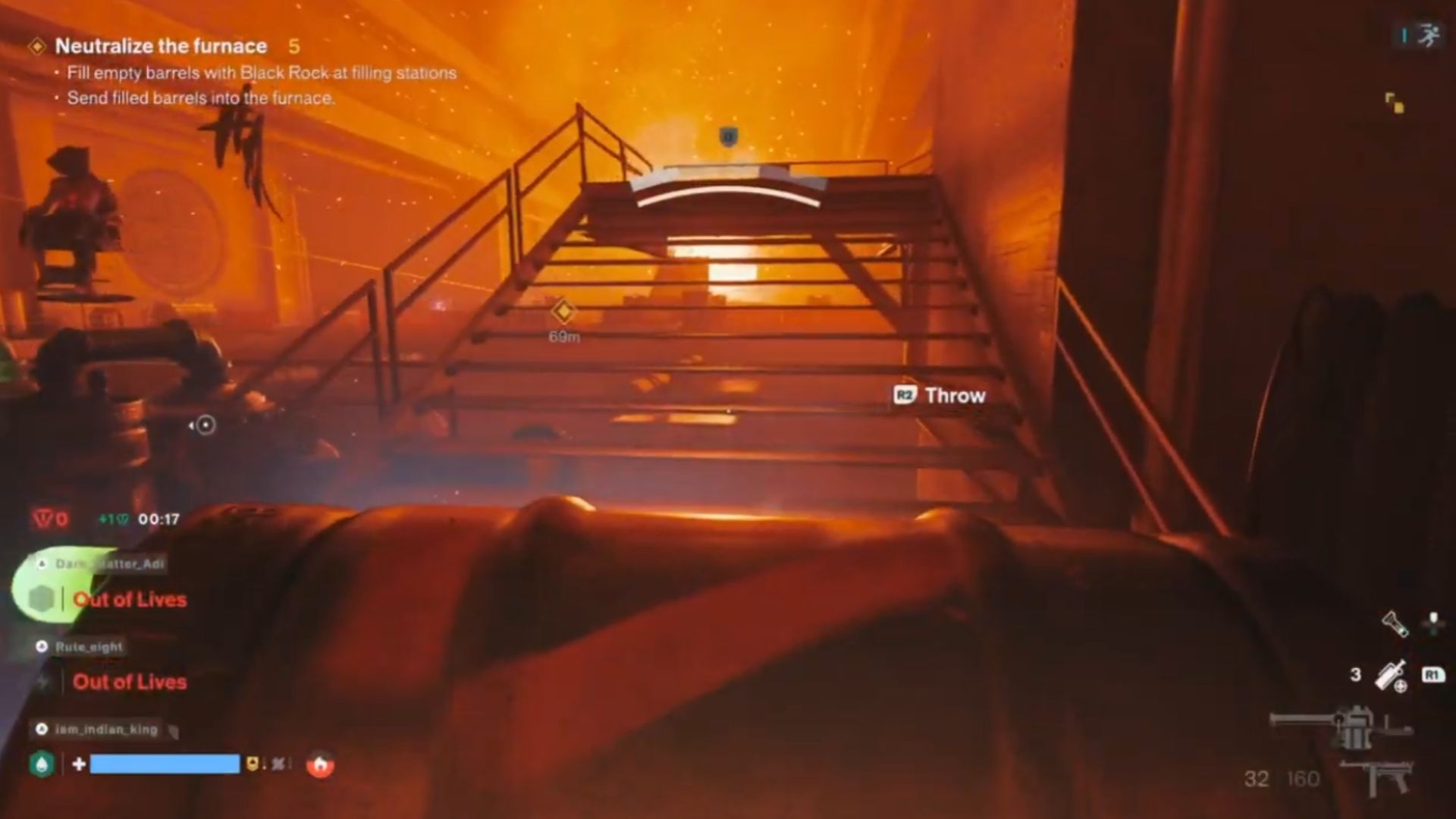 Neutralize the furnace (Source: Remedy Entertainment, @GamingFightClub/YouTube)