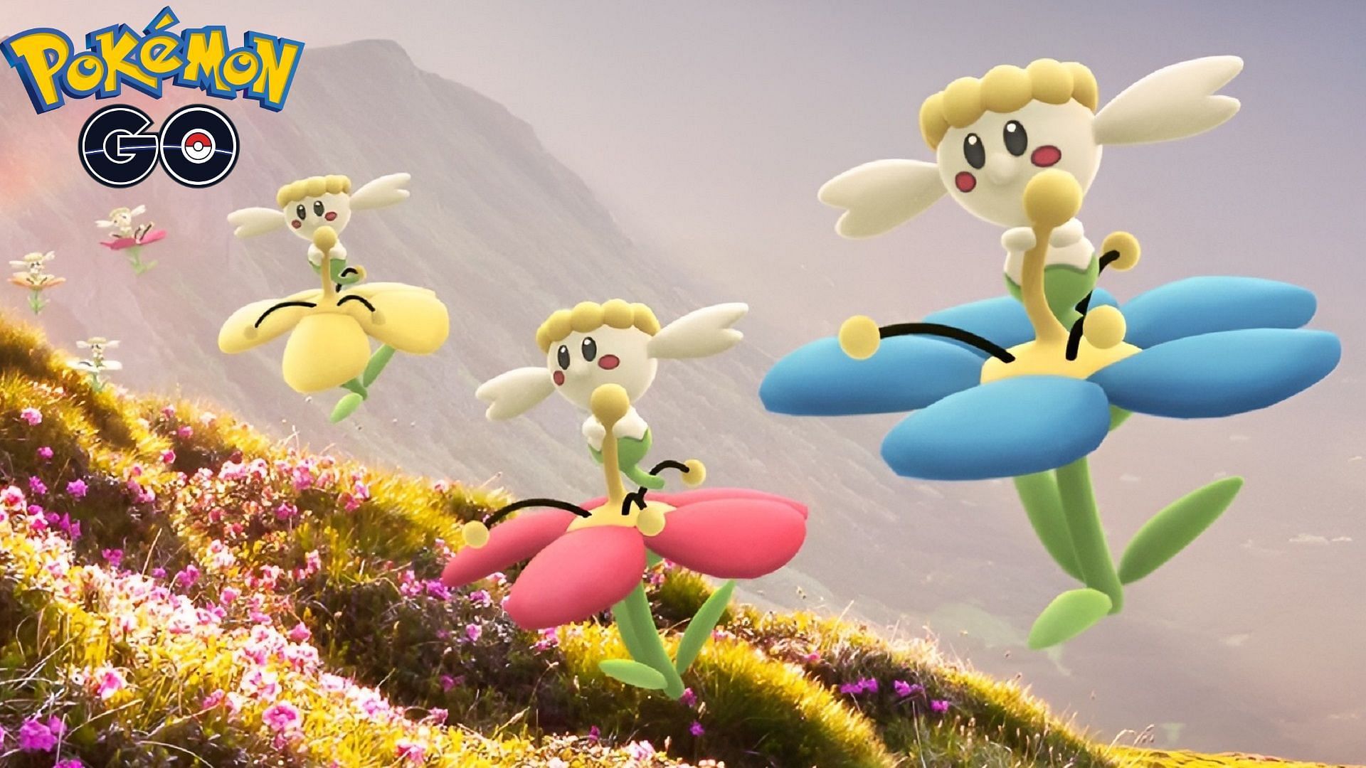 Different variants of Shiny Flabebe. (Source: Niantic)
