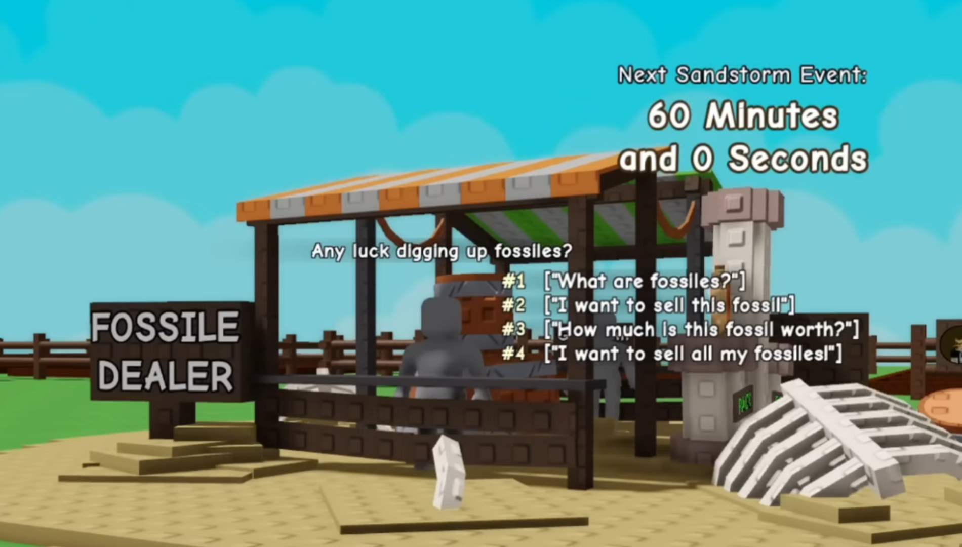 New NPC Stand called Fossil Dealer will be introduced (Image via ItzVexo/YouTube)
