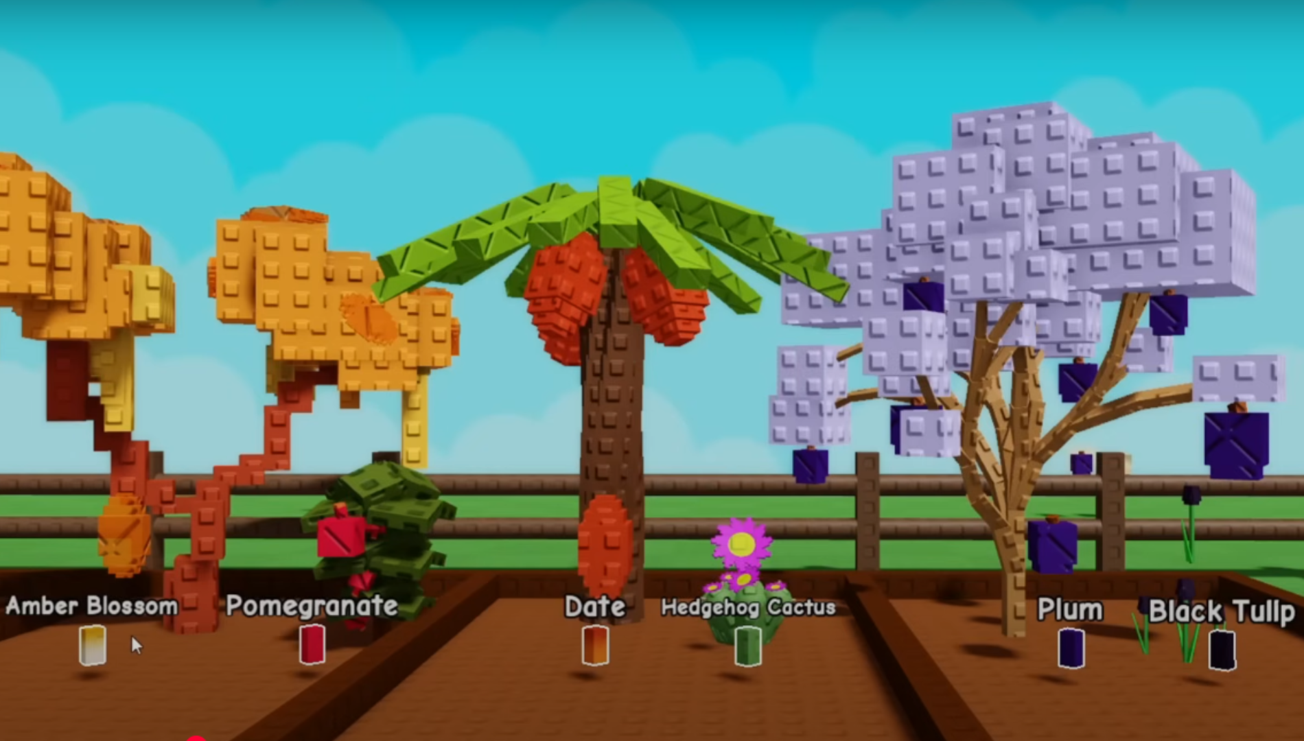 List of new seeds coming in the new update (Image via ItzVexo/YouTube)