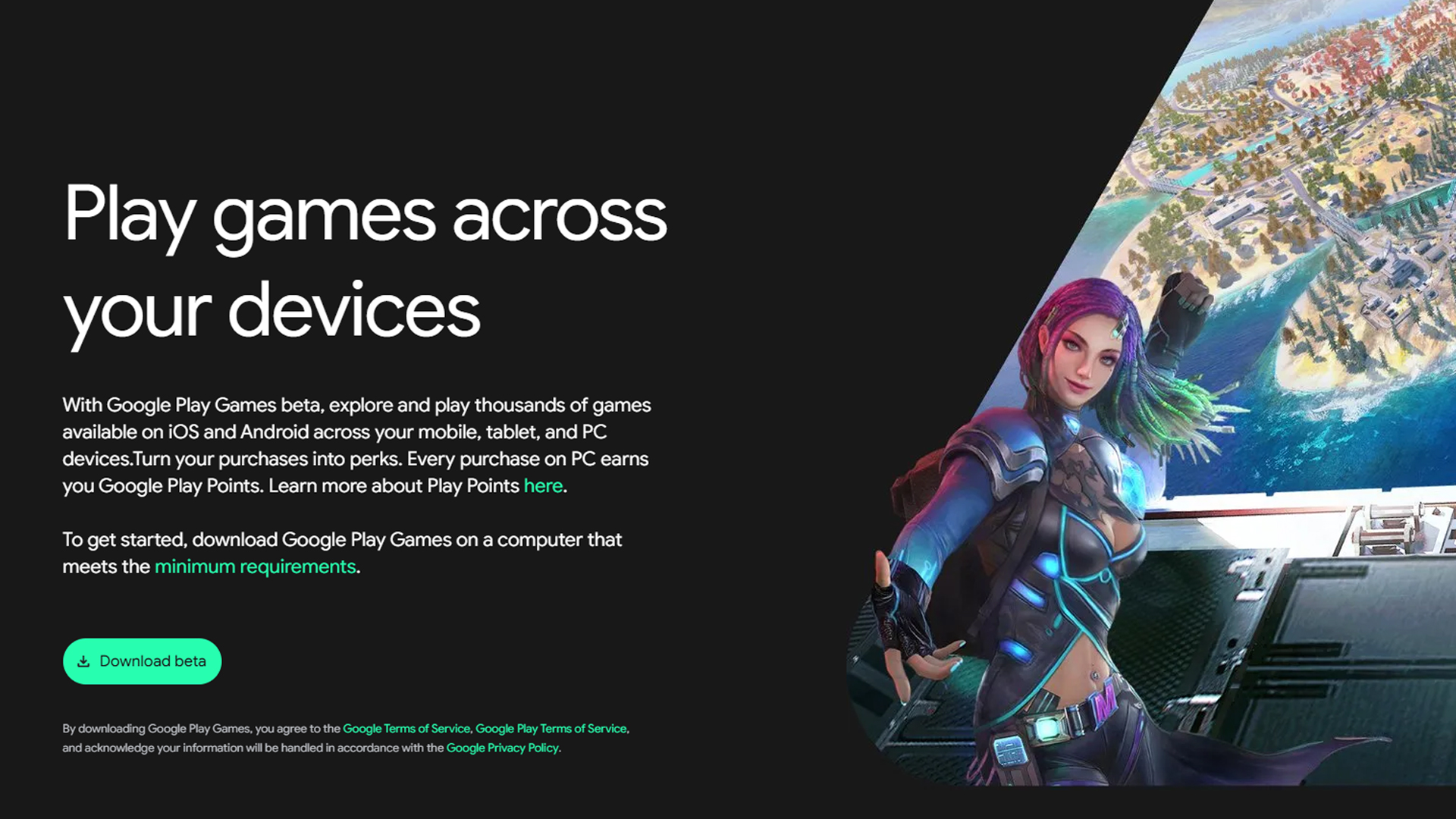 image showing google games on pc
