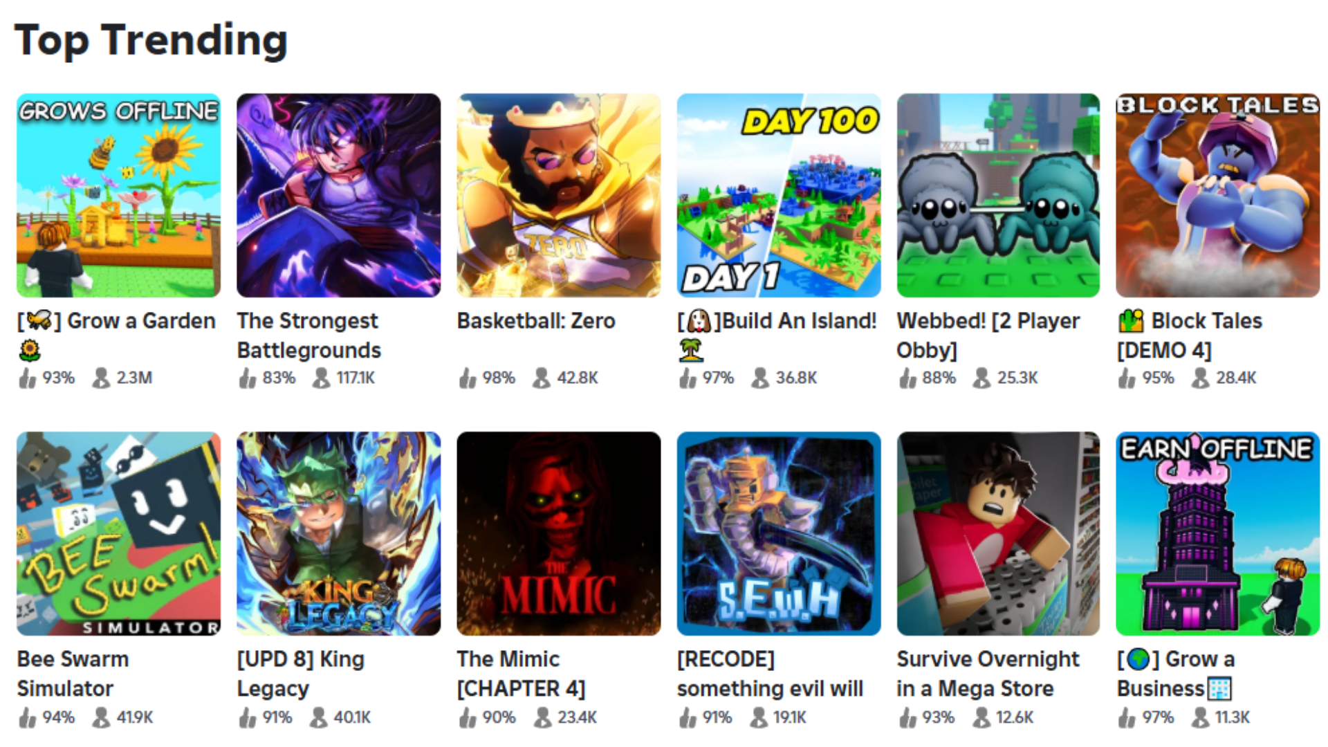 Roblox has an array of fun games you can try out this month (Image via Roblox)