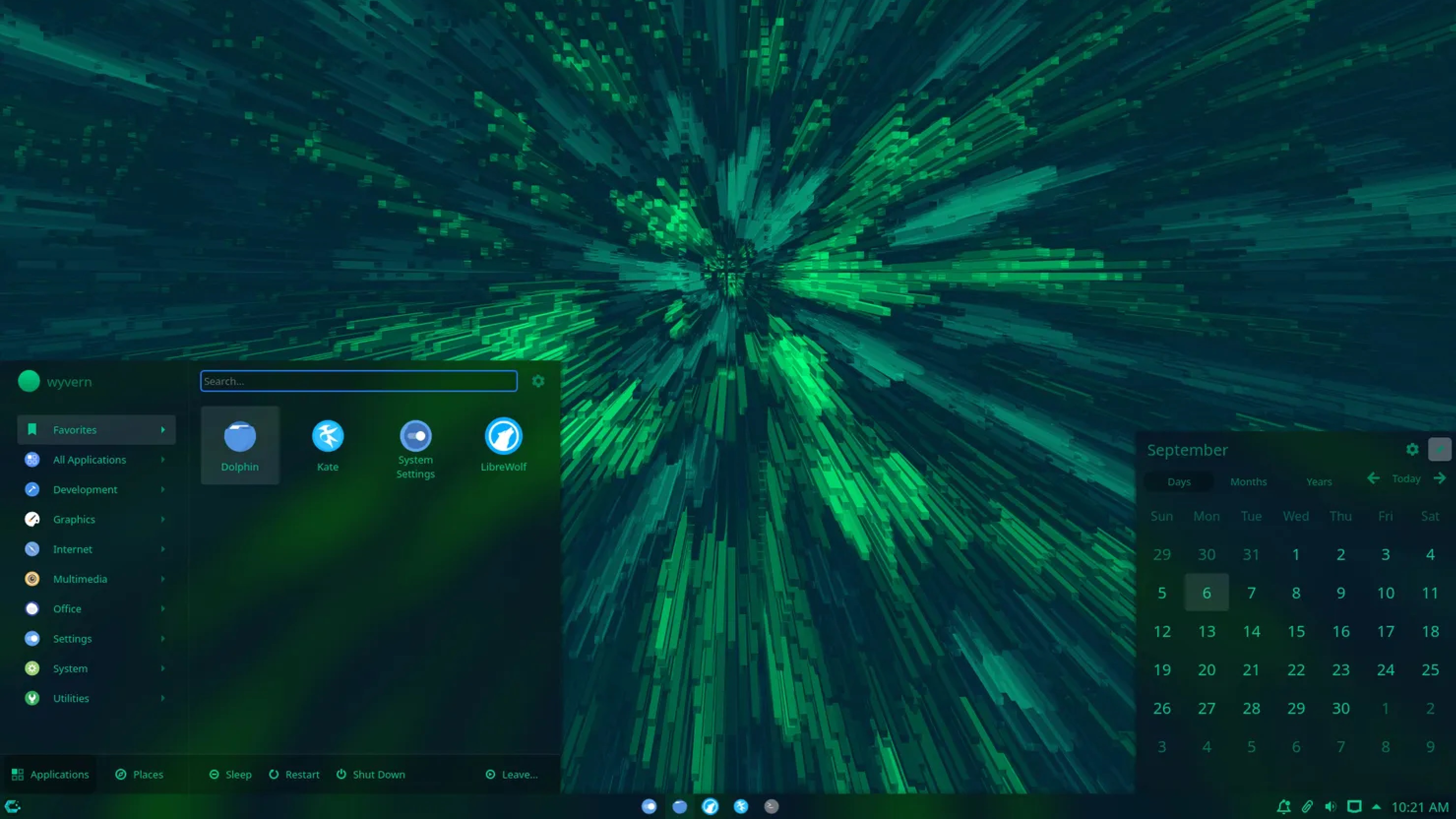 Picture of CachyOS desktop screen