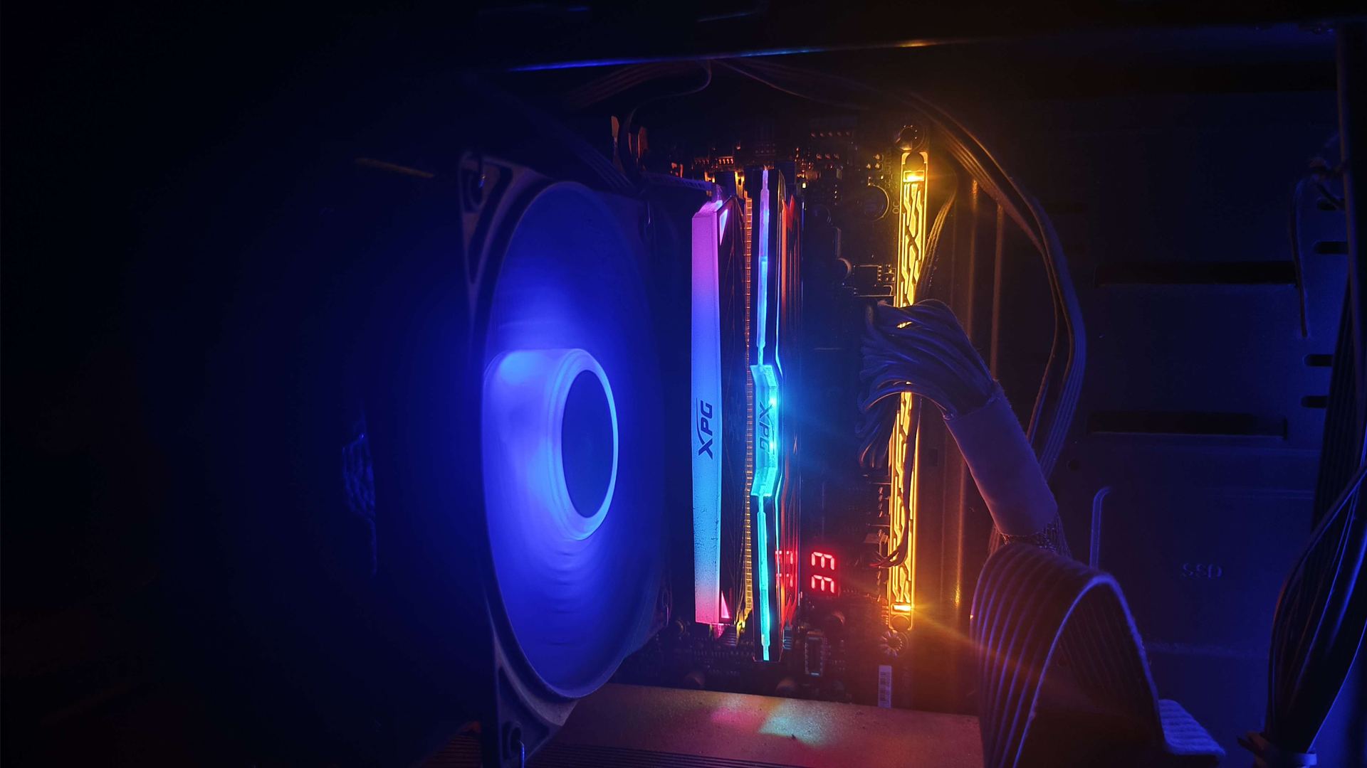 Image showing the correct installation of RAM modules (Image via Author)
