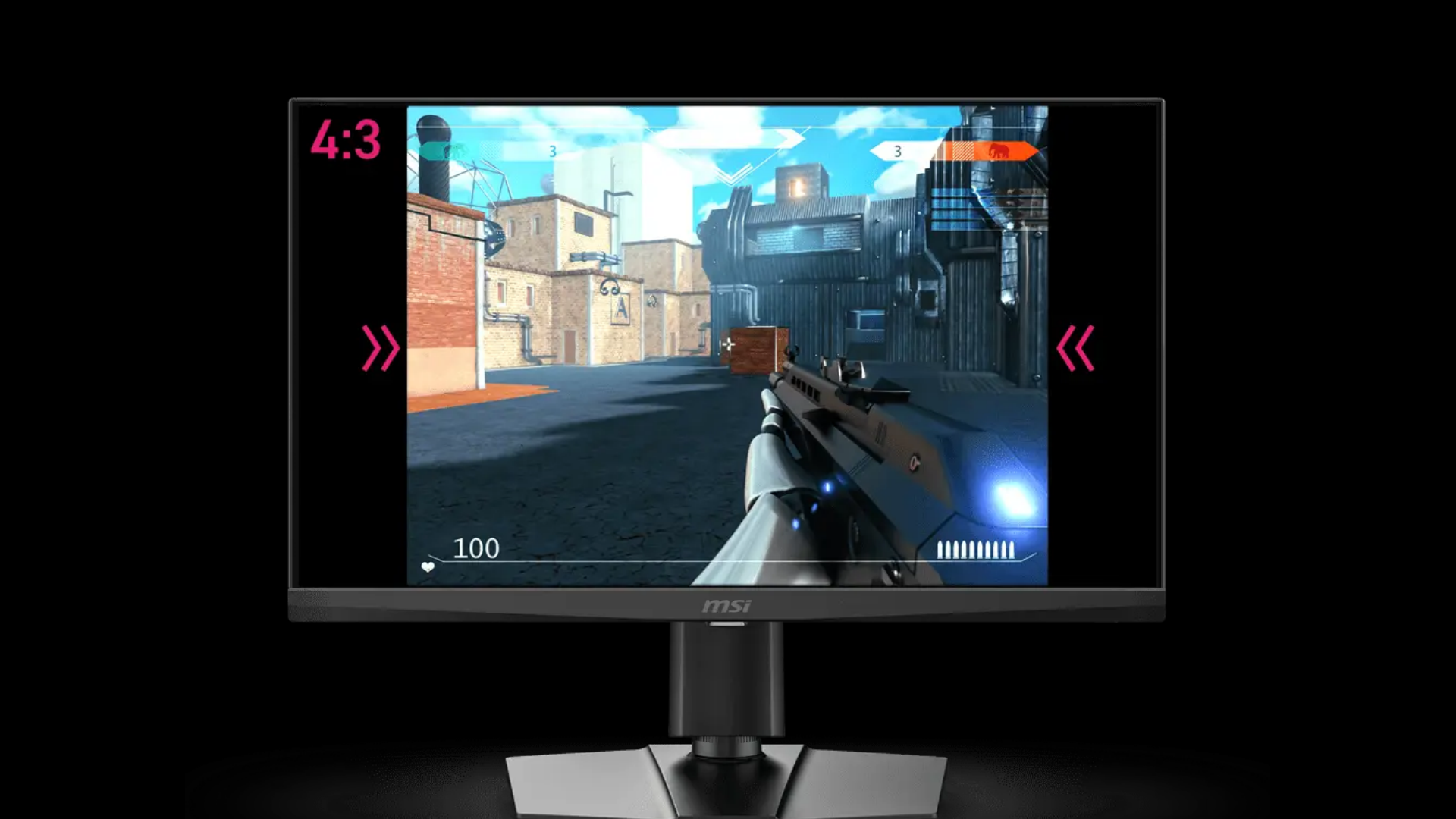 MSI MPG 242R X60N supports multiple aspect ratios (Image via MSI)
