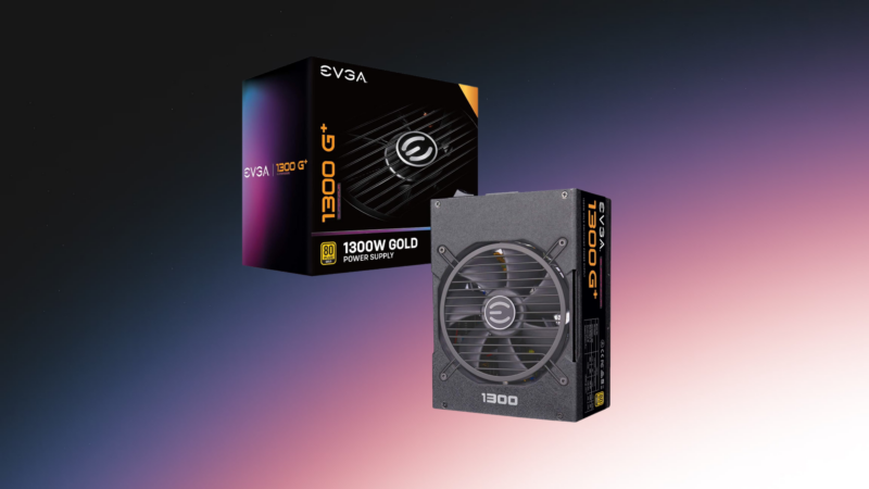 Get 40% off on the EVGA Supernova 1300W 80+ Gold PSU (Image via EVGA | Amazon | Deltia's Gaming)