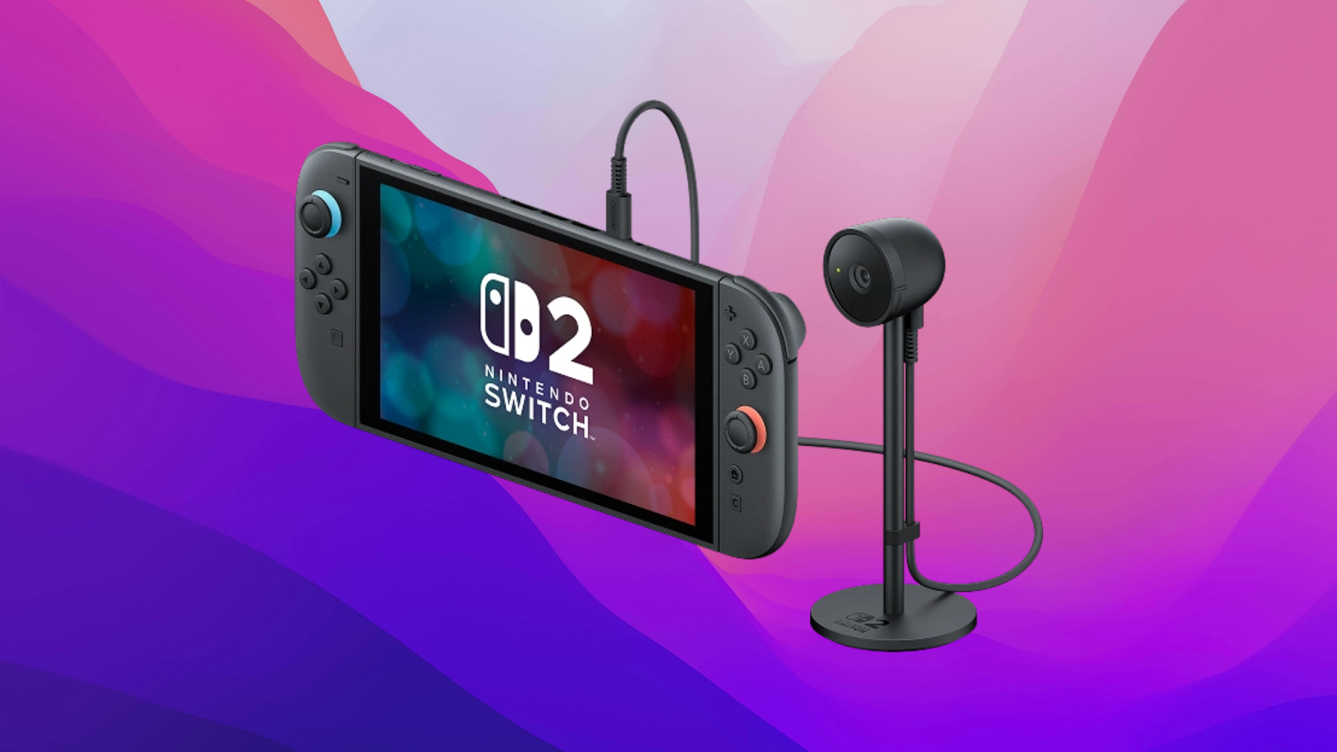 Nintendo Switch 2 with camera (Image via Nintendo | Amazon | Deltia's Gaming)
