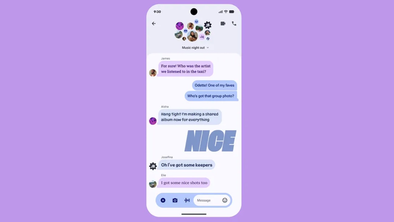 Picture of the Google Messages App