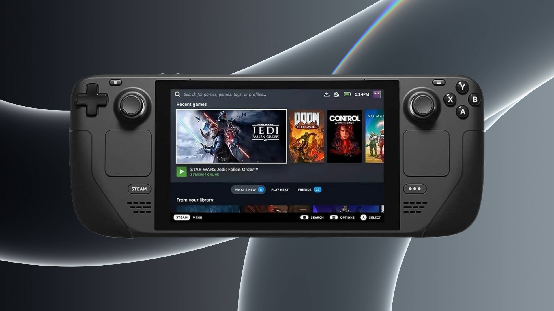 An image of Valve Steam Deck Handheld Gaming Console