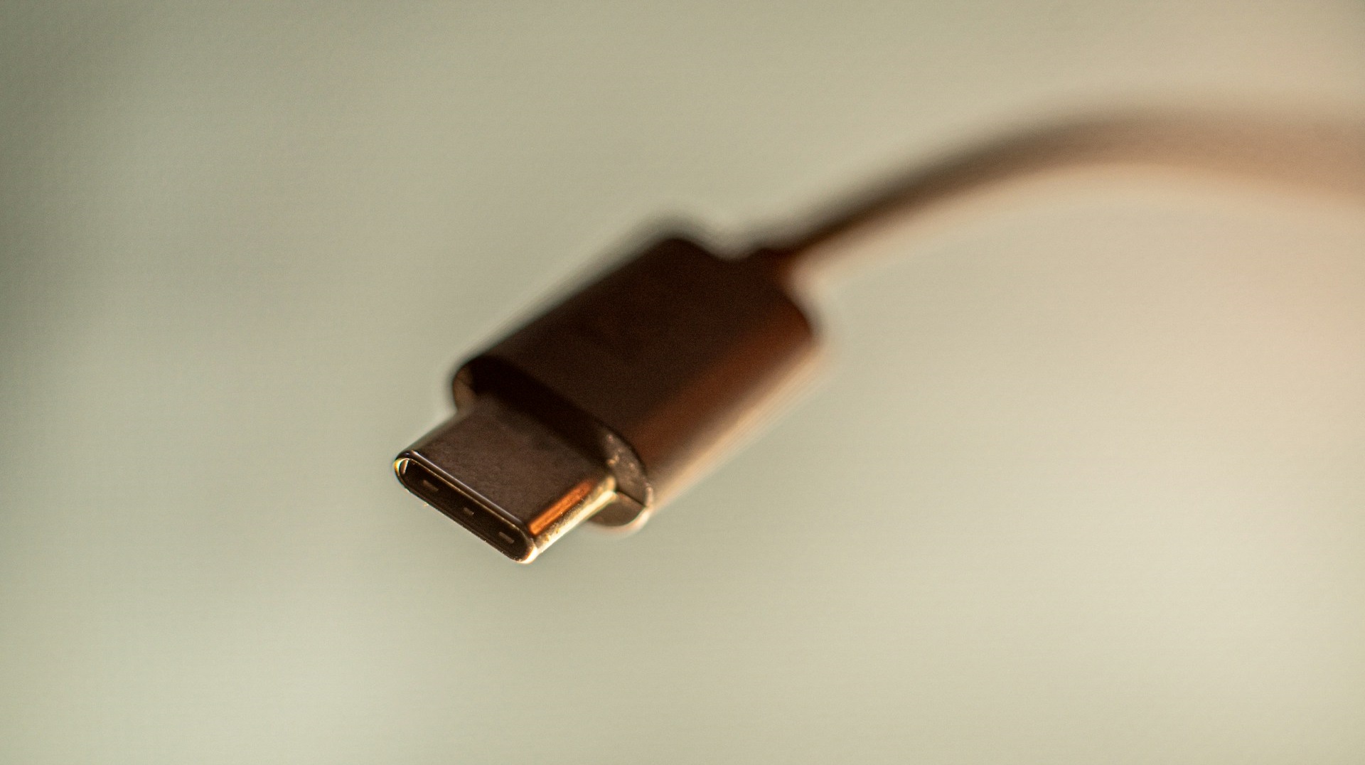 Picture of a USB-C connector