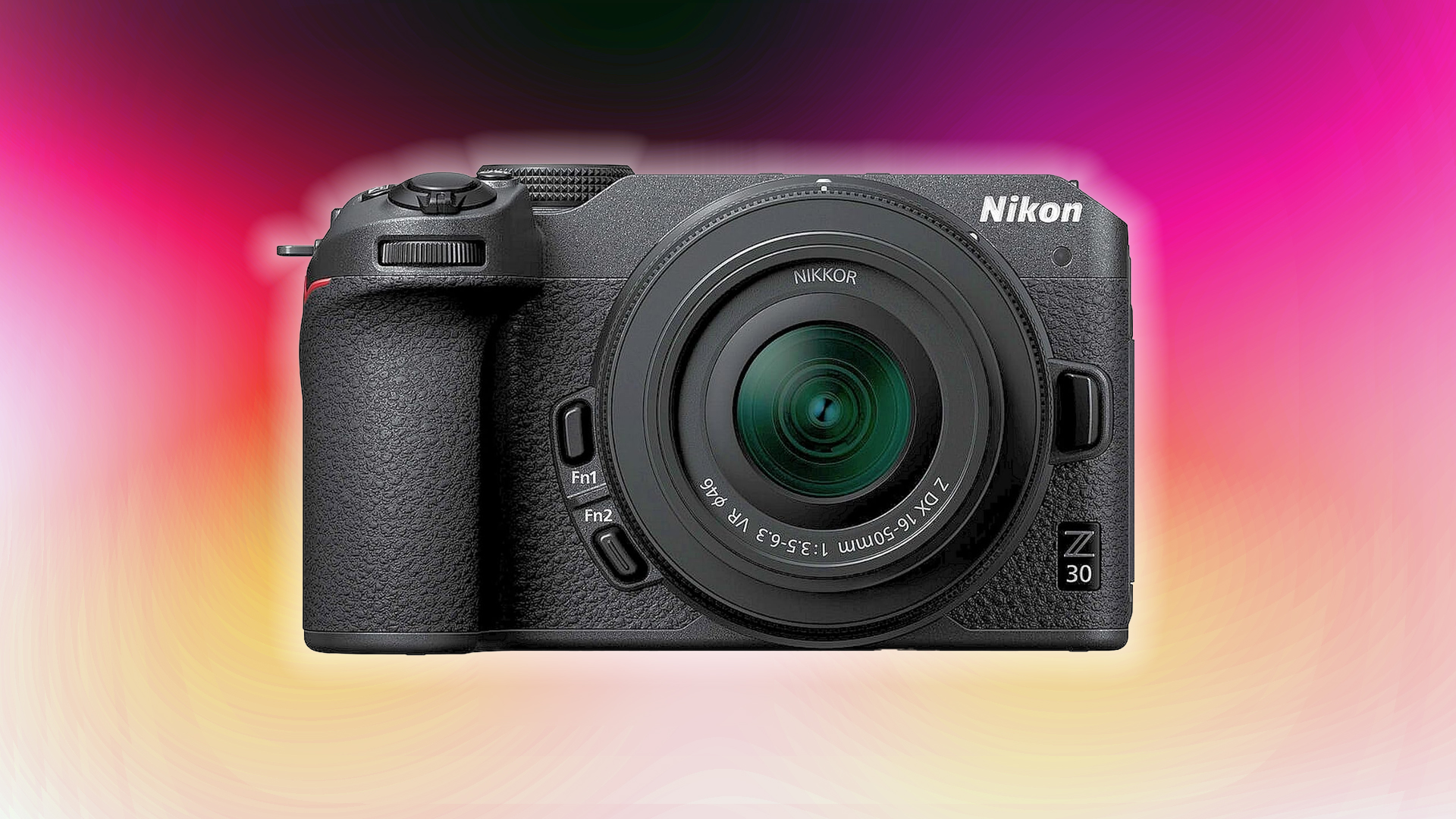 Image showing the Nikon Z30 with 16-50mm lens kit