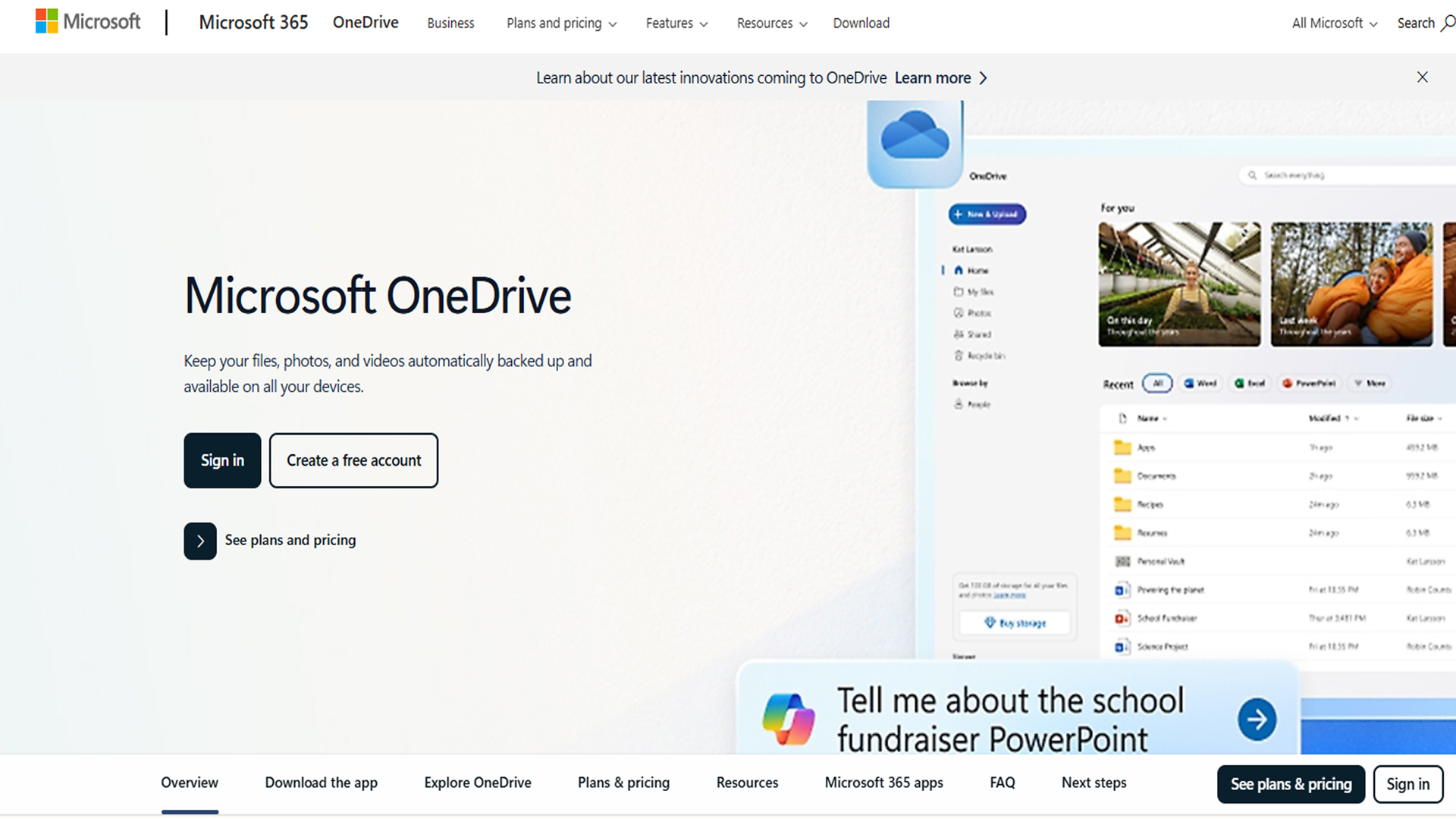 image showing Microsoft OneDrive