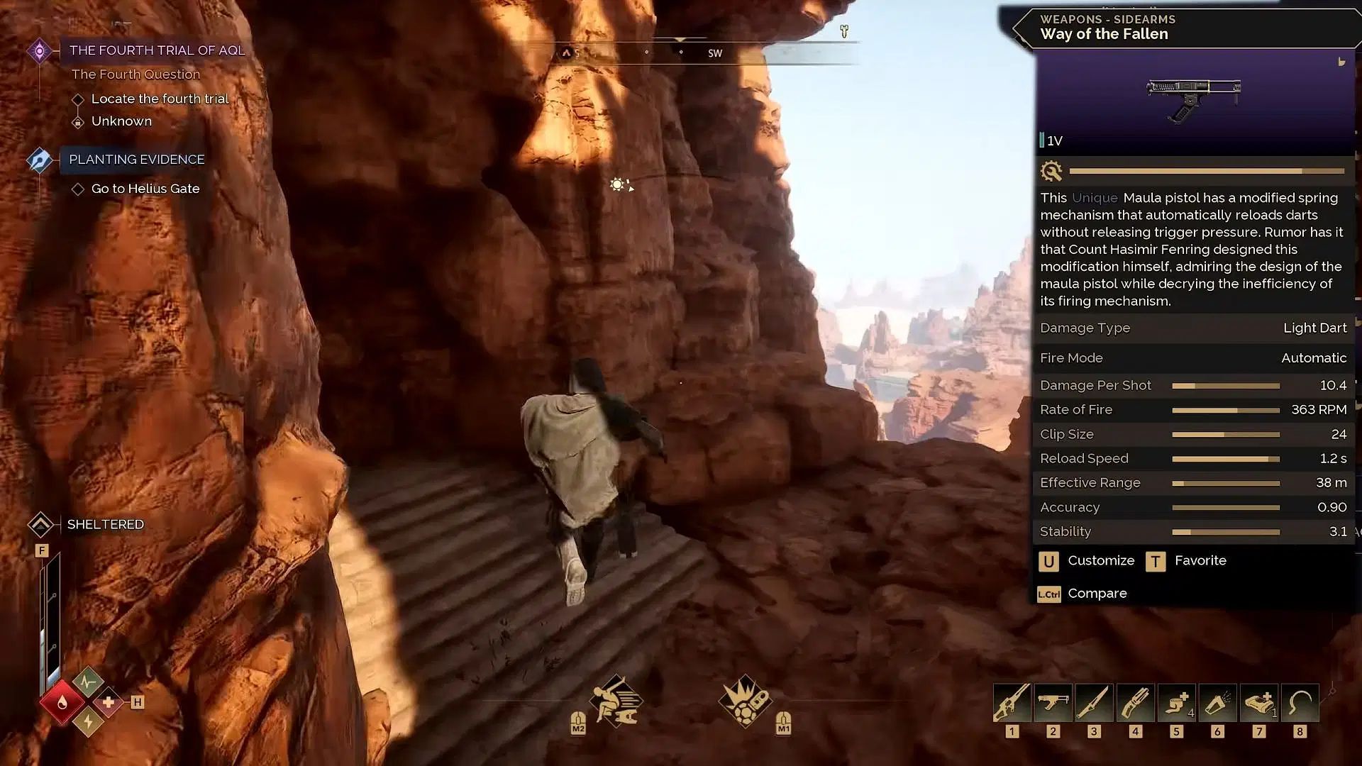 Unique Weapon Schematic Way of the Fallen Dune Awakening