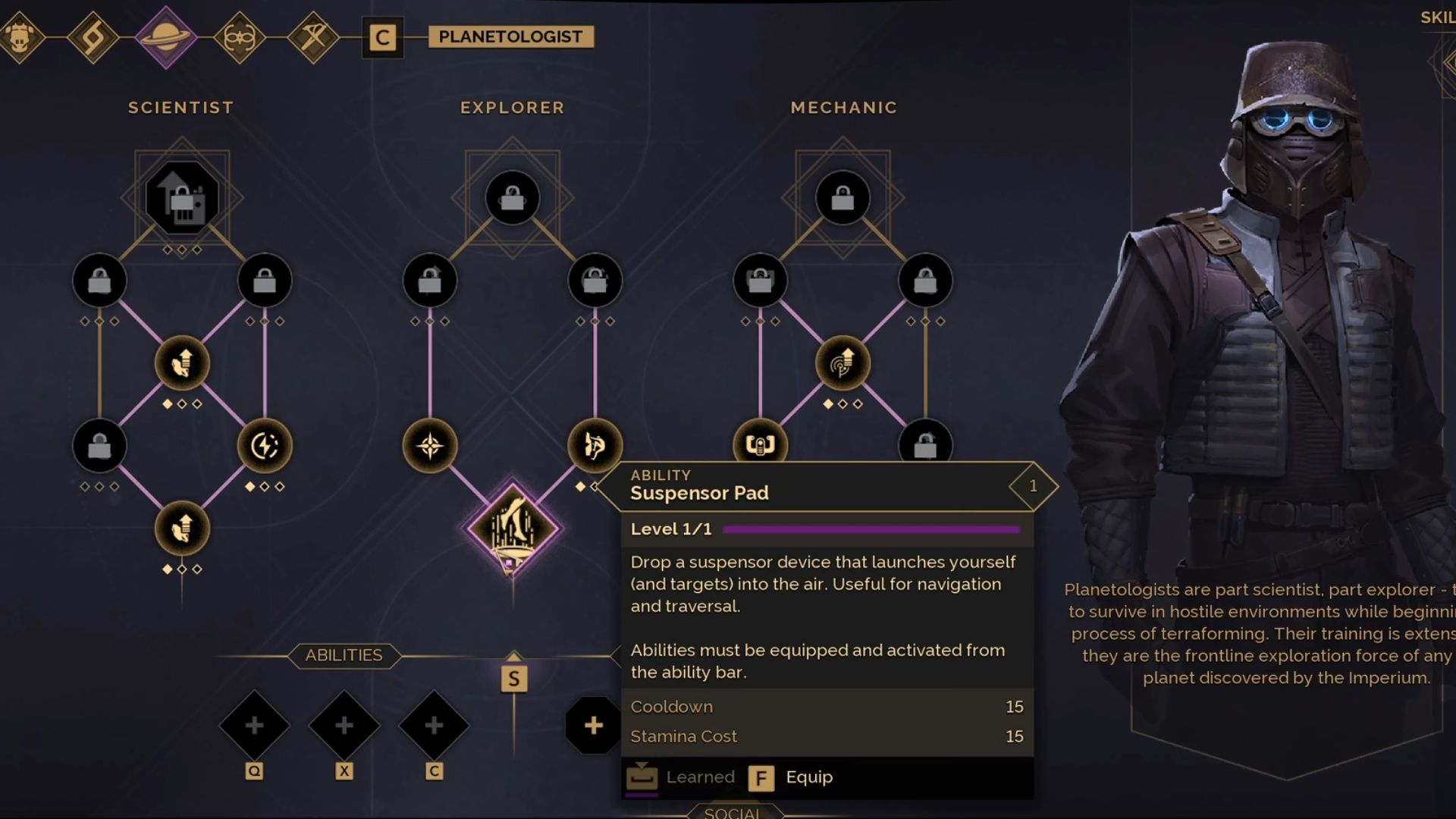 Planetologist Dune Awakening Skill Tree