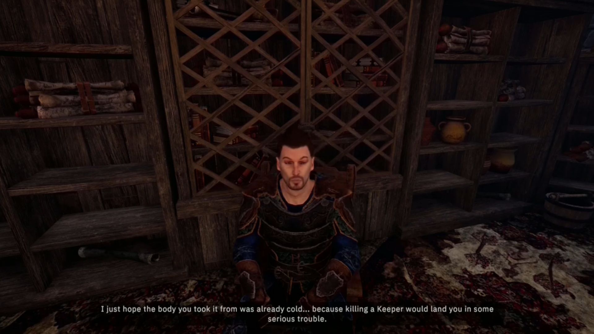 Fearghas will ask you to find the tags (Source: Awaken Realms, Wizard Worm/YouTube)