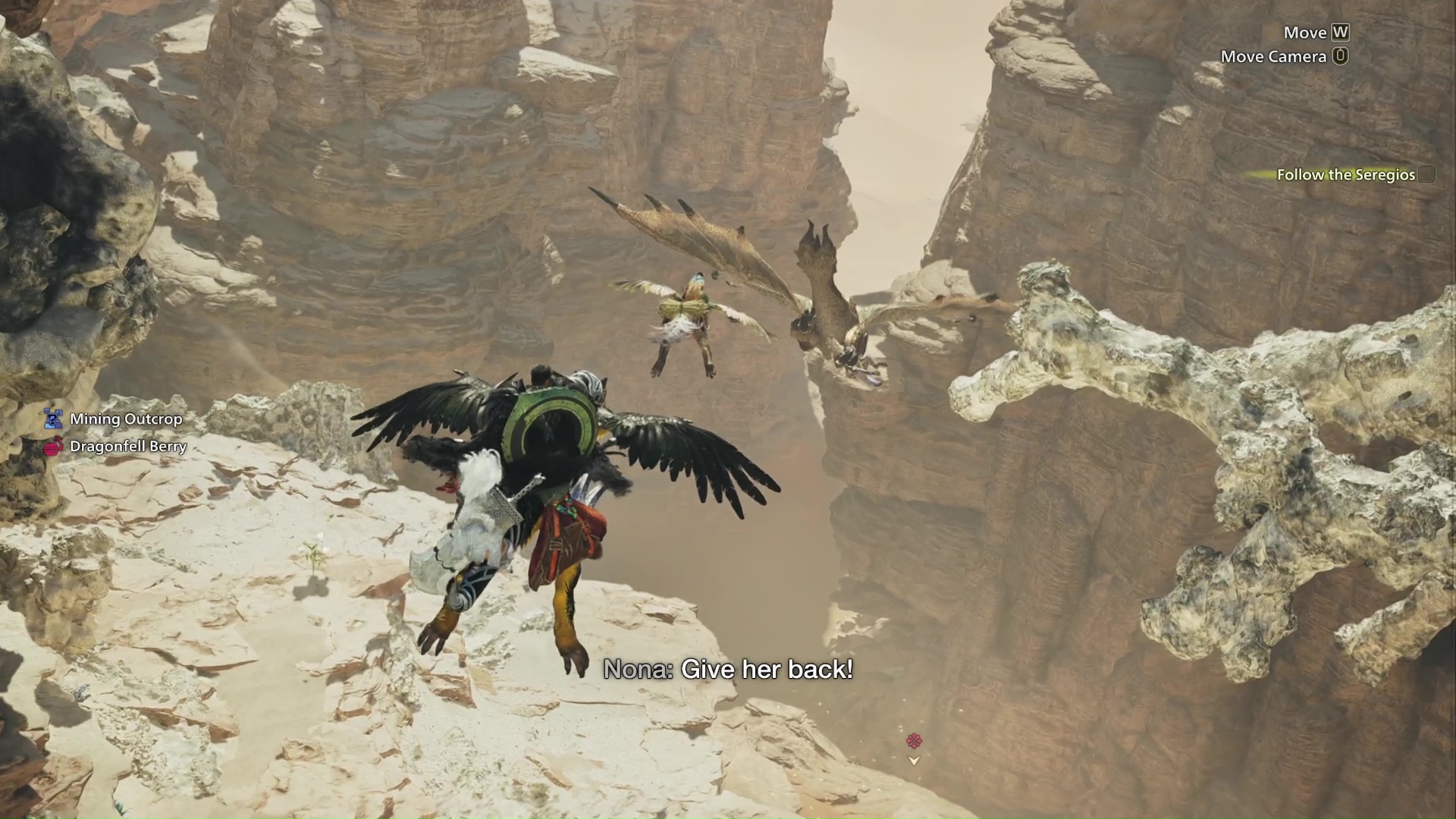 Glide Down on Your Seikret.