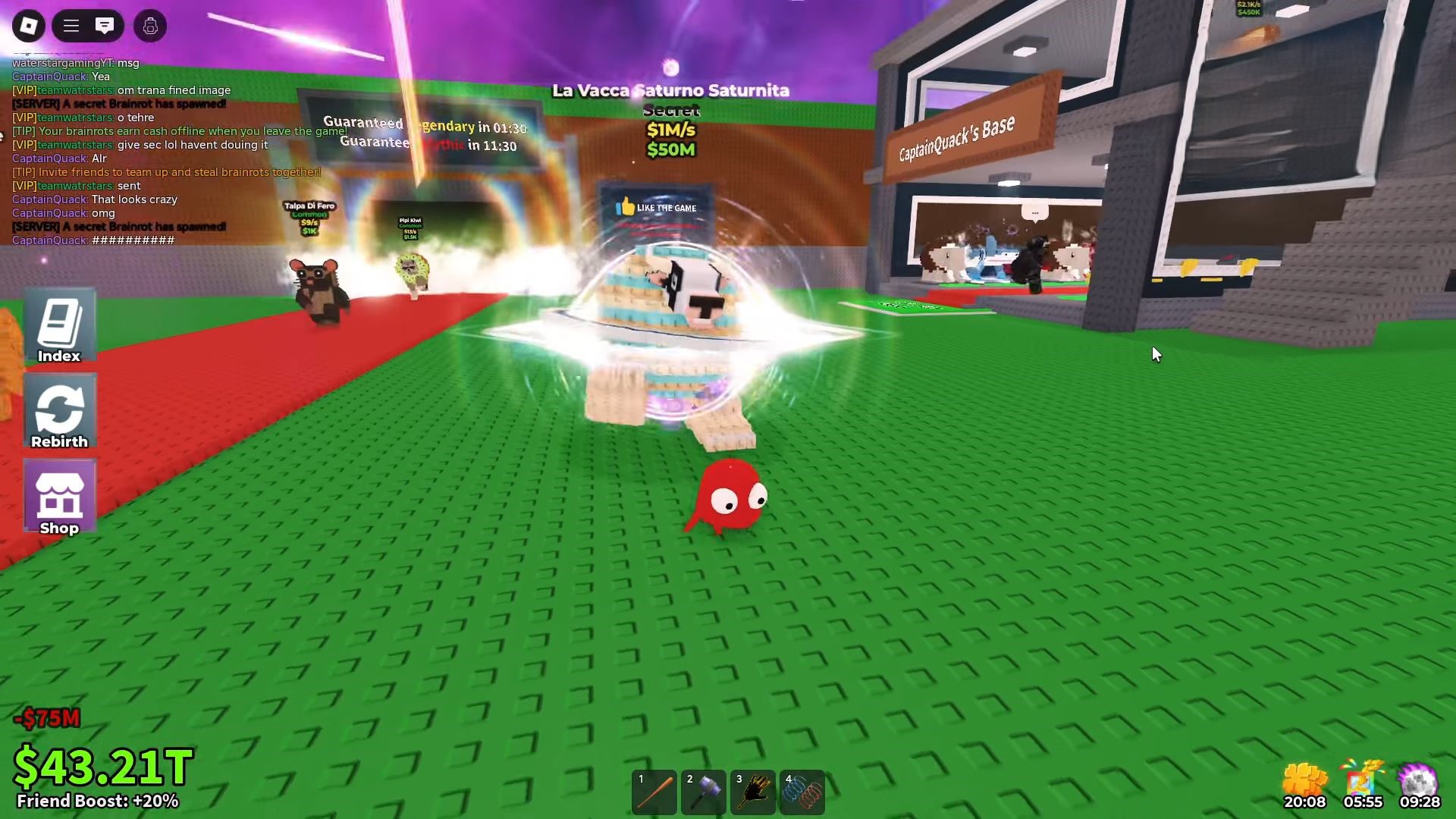 1 million income per second secret La Vacca Saturno Saturnita (Image via Roblox)