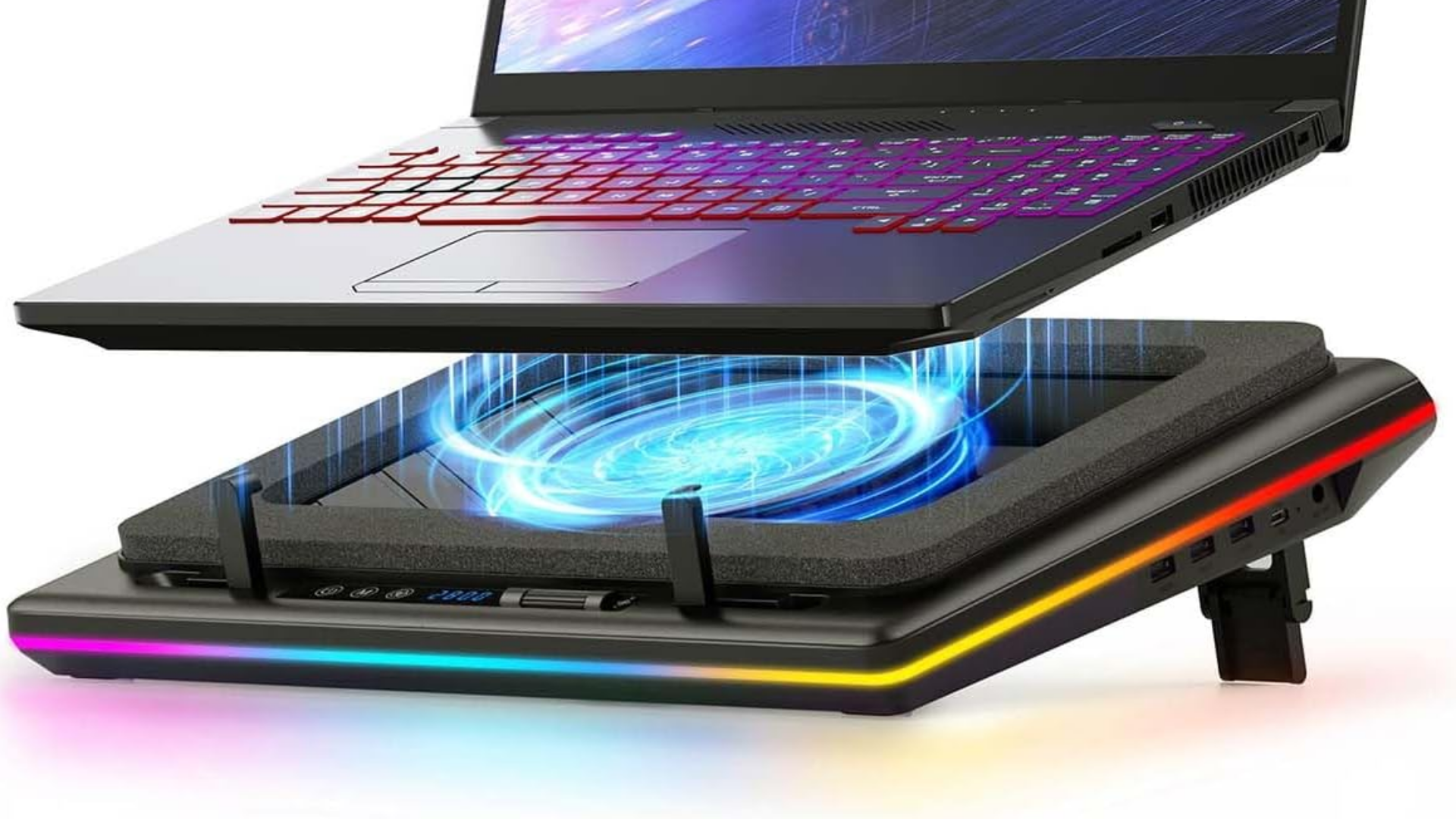 An image of Illano RGB Laptop Cooling Pad