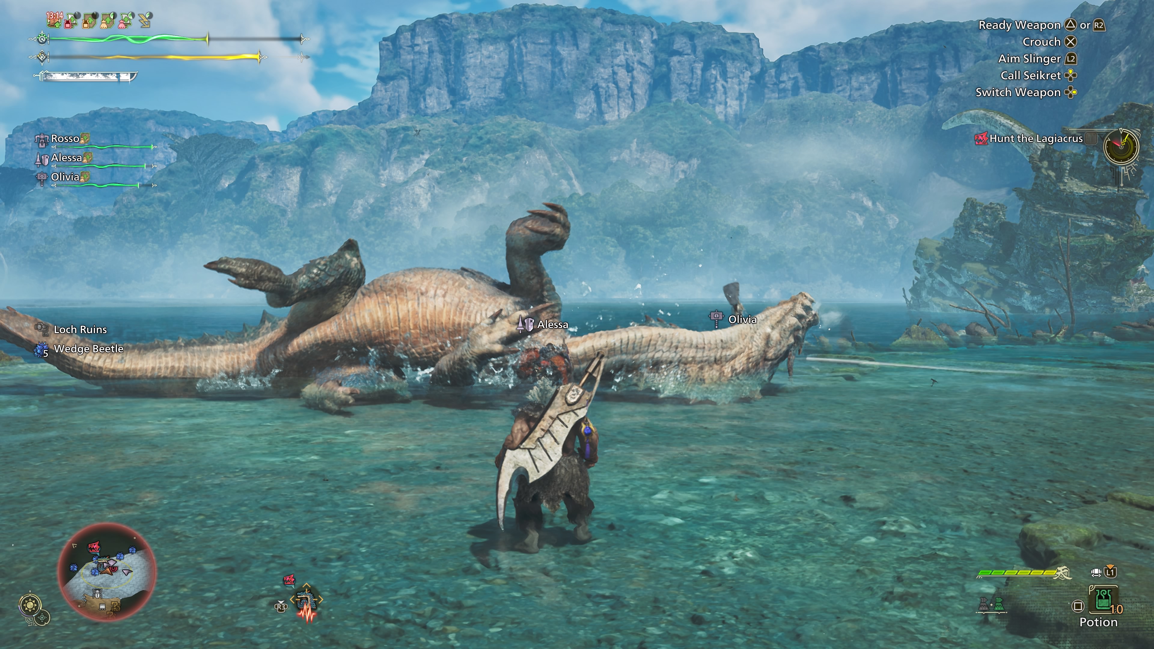 Lagiacrus in Monster Hunter Wilds (Image via Capcom)