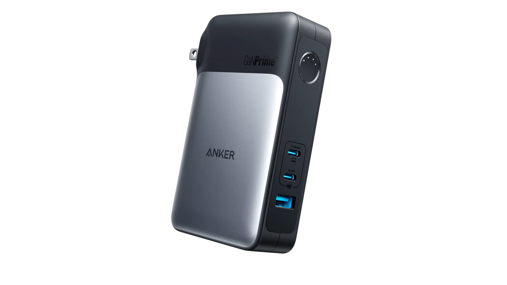 Anker 733 Power Bank doubles as a fast charger and wall adapter, perfect for mobile Steam Deck sessions.