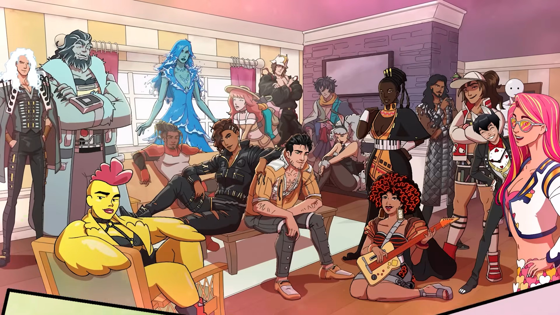 Date the personifications of different objects (Image via Team17)
