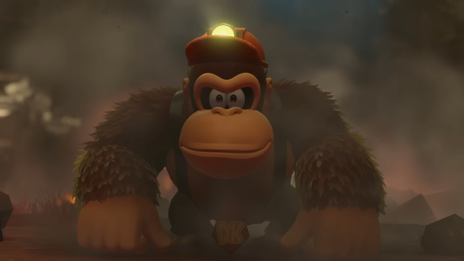 Get ready to hunt for all the Banandium Gems inside the Thorn-Choked Conveyer in Donkey Kong Bananza (Image via Nintendo)