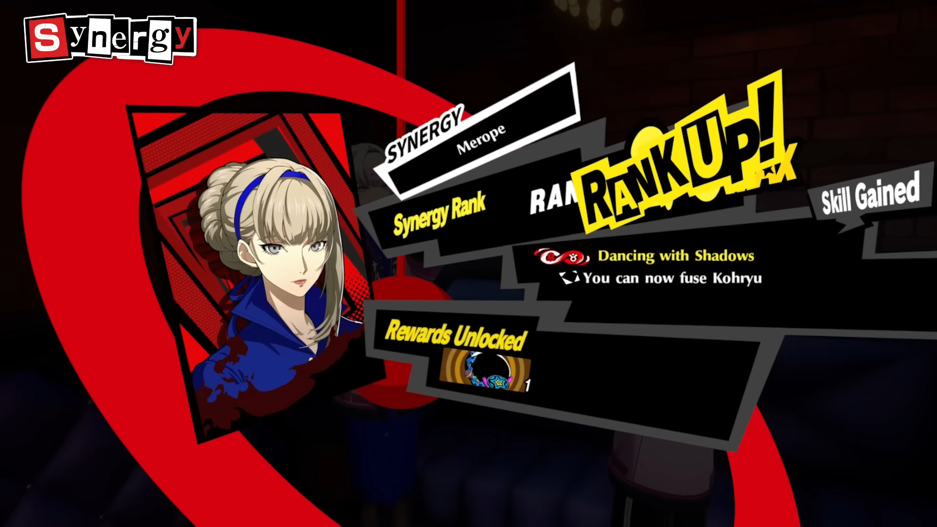Progress Synergy Ranks (Image via SEGA)