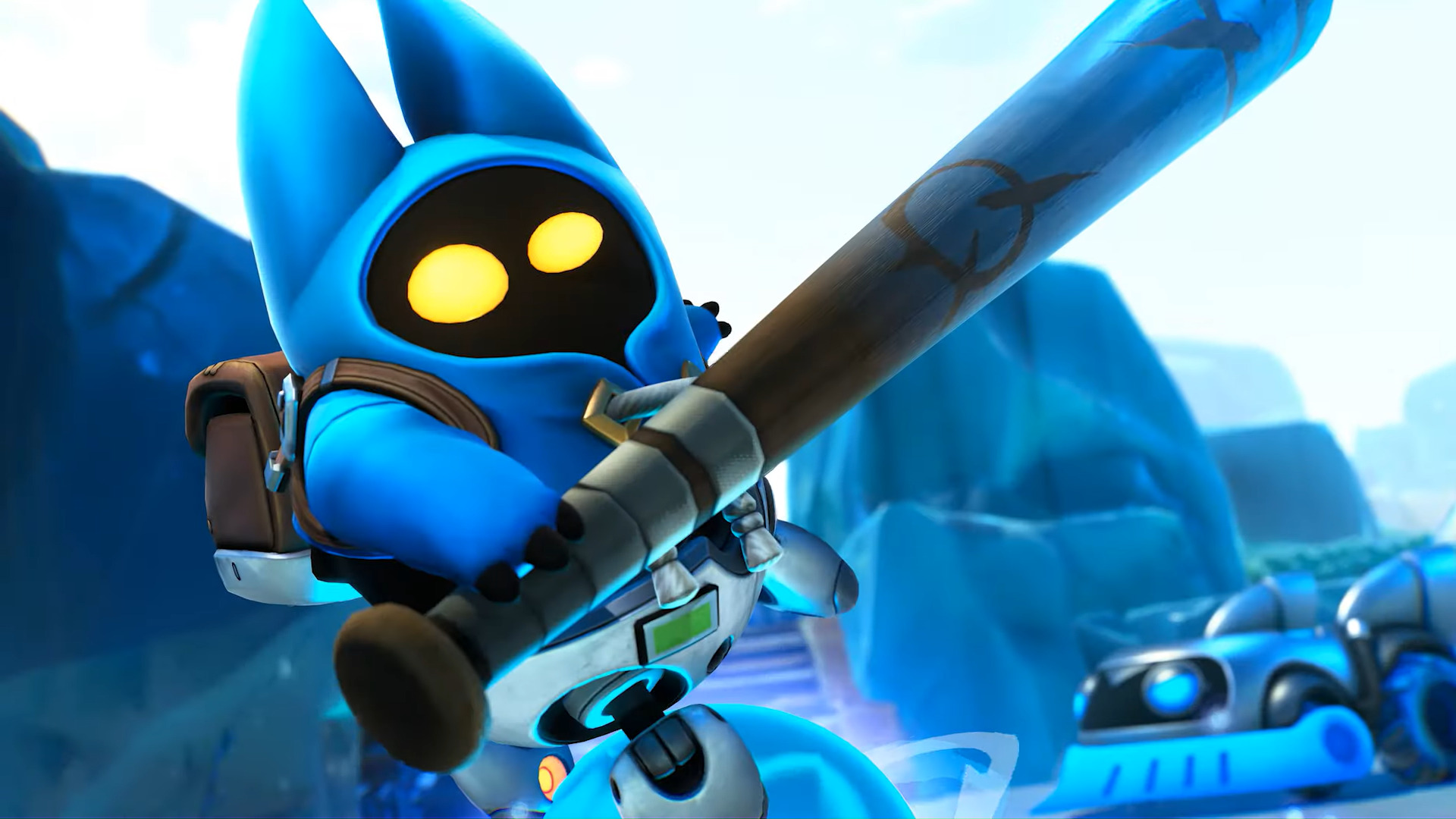 The bat is a crucial part of his kit (Image via Theorycraft Games)