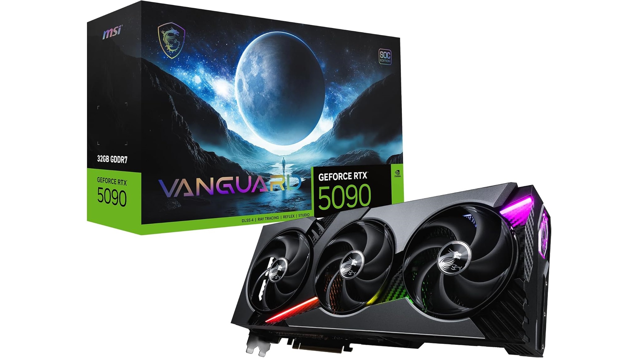 Picture of MSI Gaming RTX 5090 32G Vanguard OC Graphics Card
