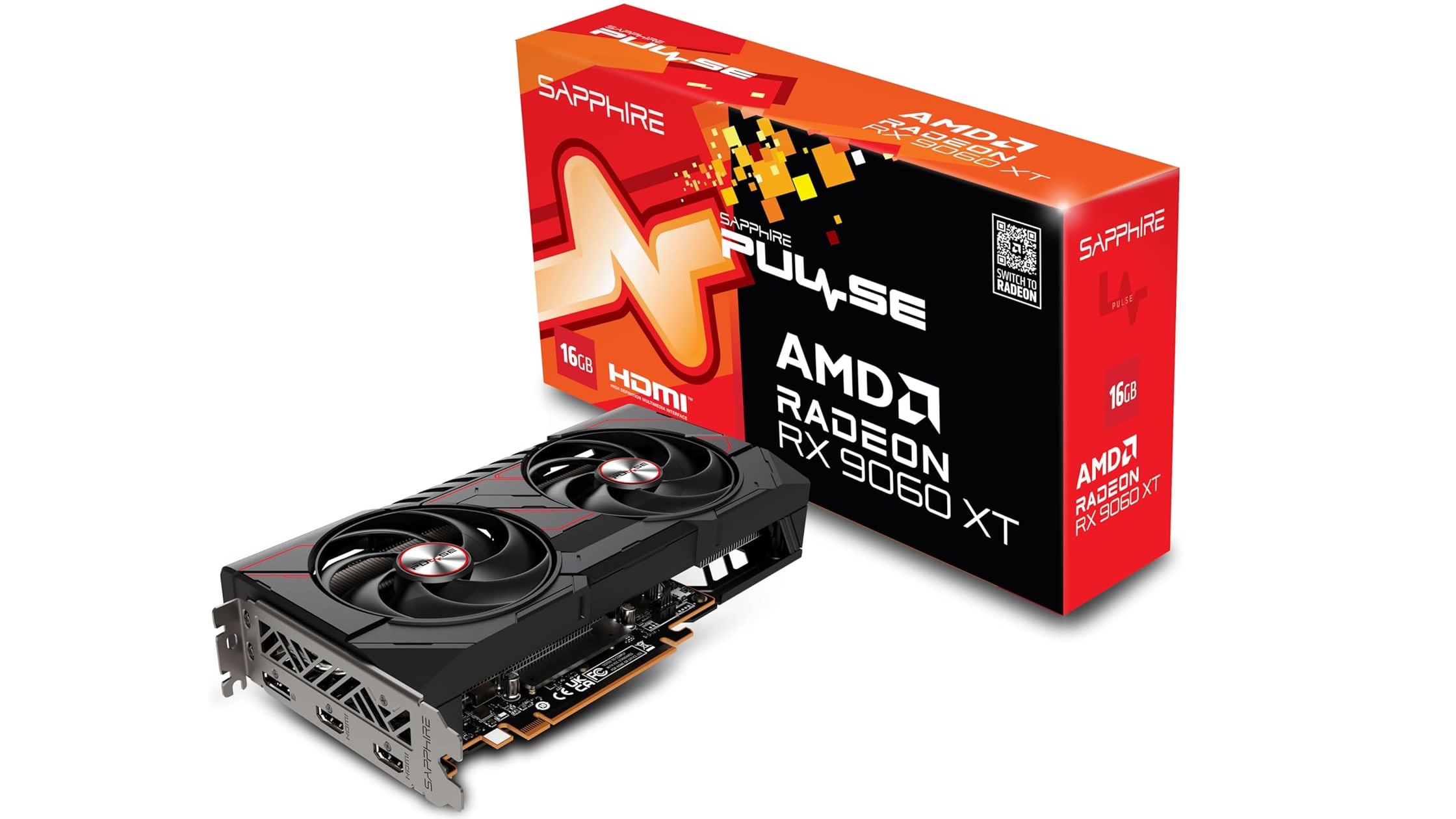 Picture of Sapphire Pulse AMD Radeon RX 9060 XT 16GB Gaming OC