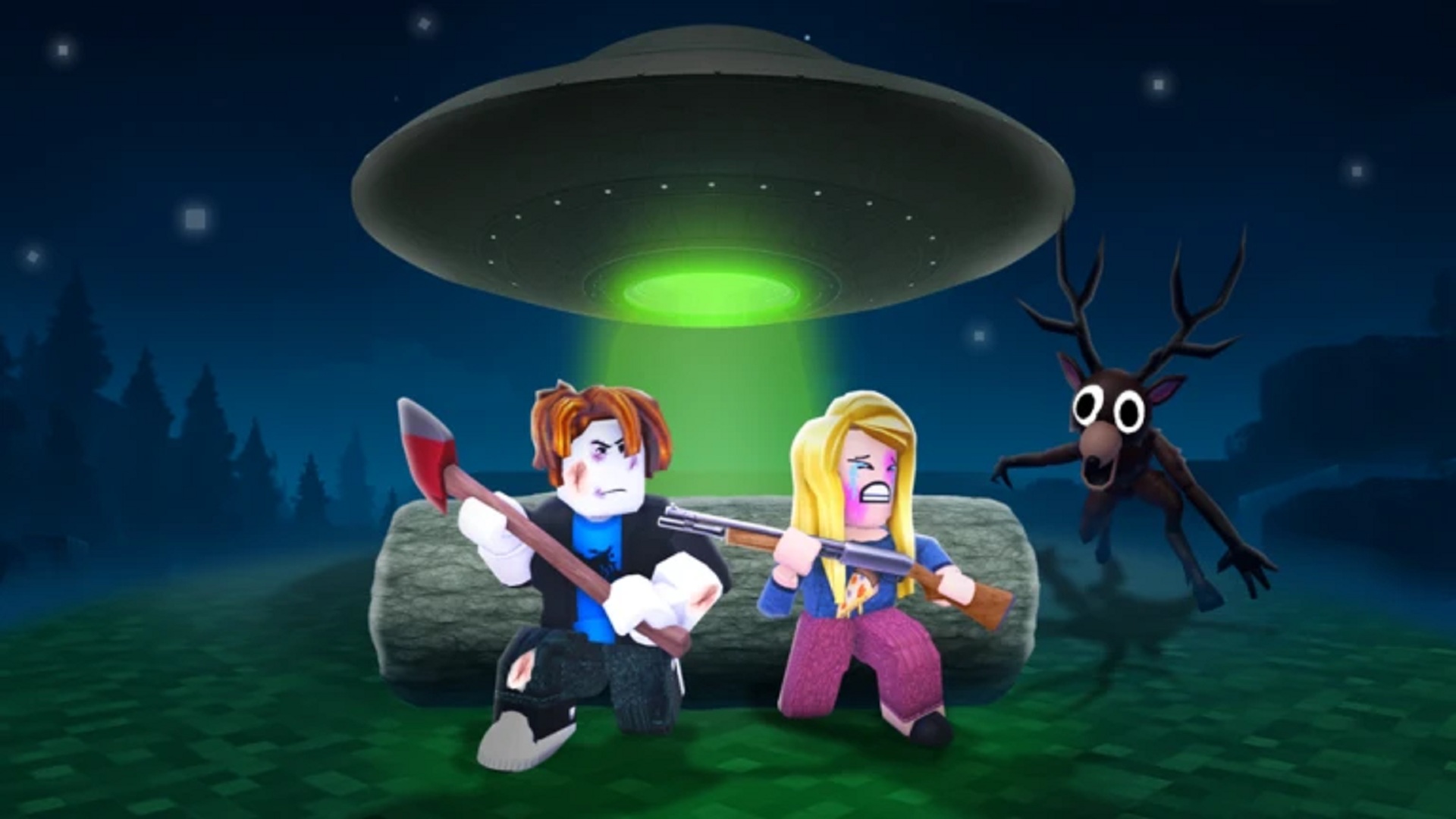 All endings in 99 Nights in the Forest (Image via Roblox)