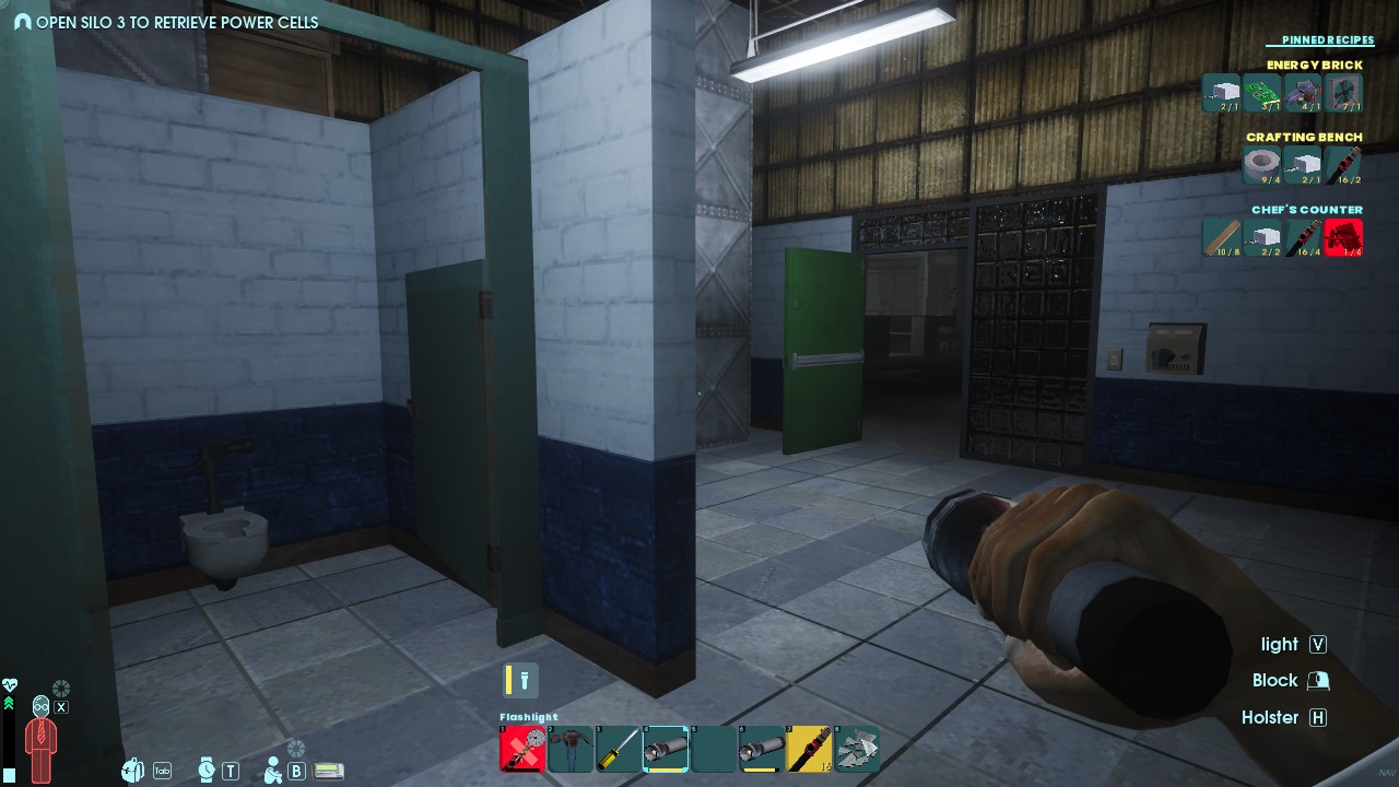 A bathroom in the Facility. (Source: Deep Field Games)