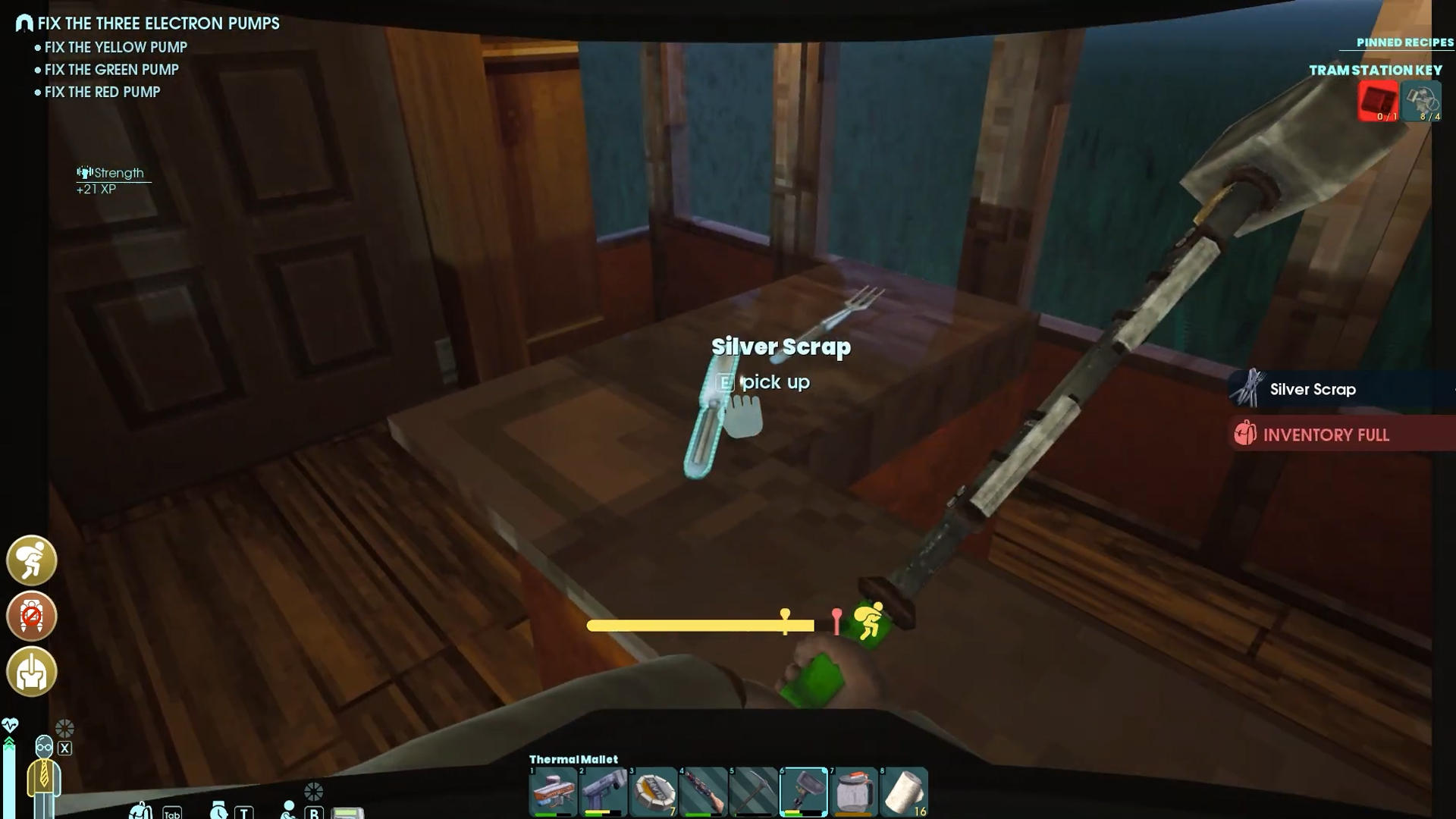 The Train is a reliable spot for farming Silver Scrap