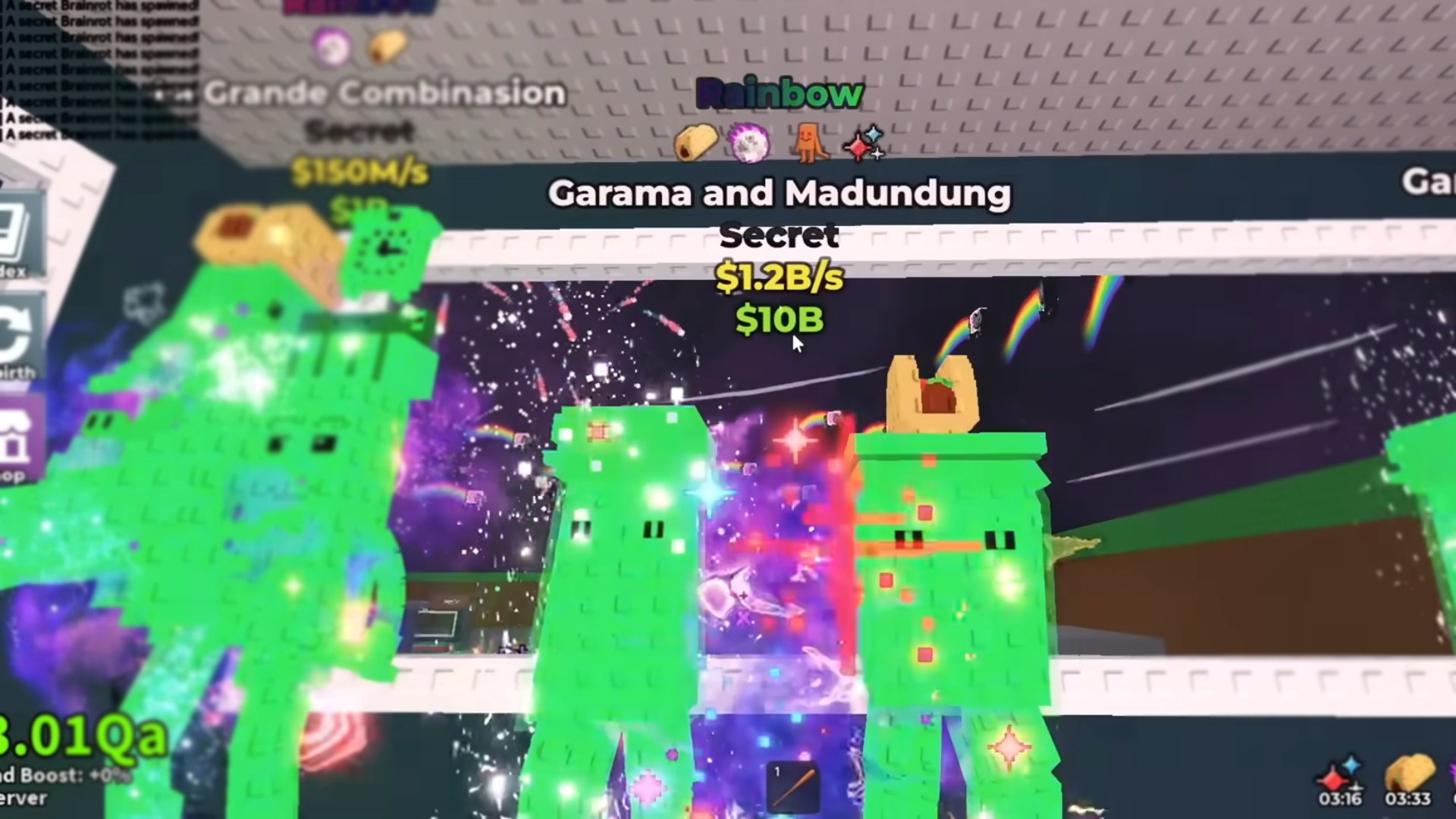 All Secret Units in Steal a Brainrot (Image via Roblox Corporation)