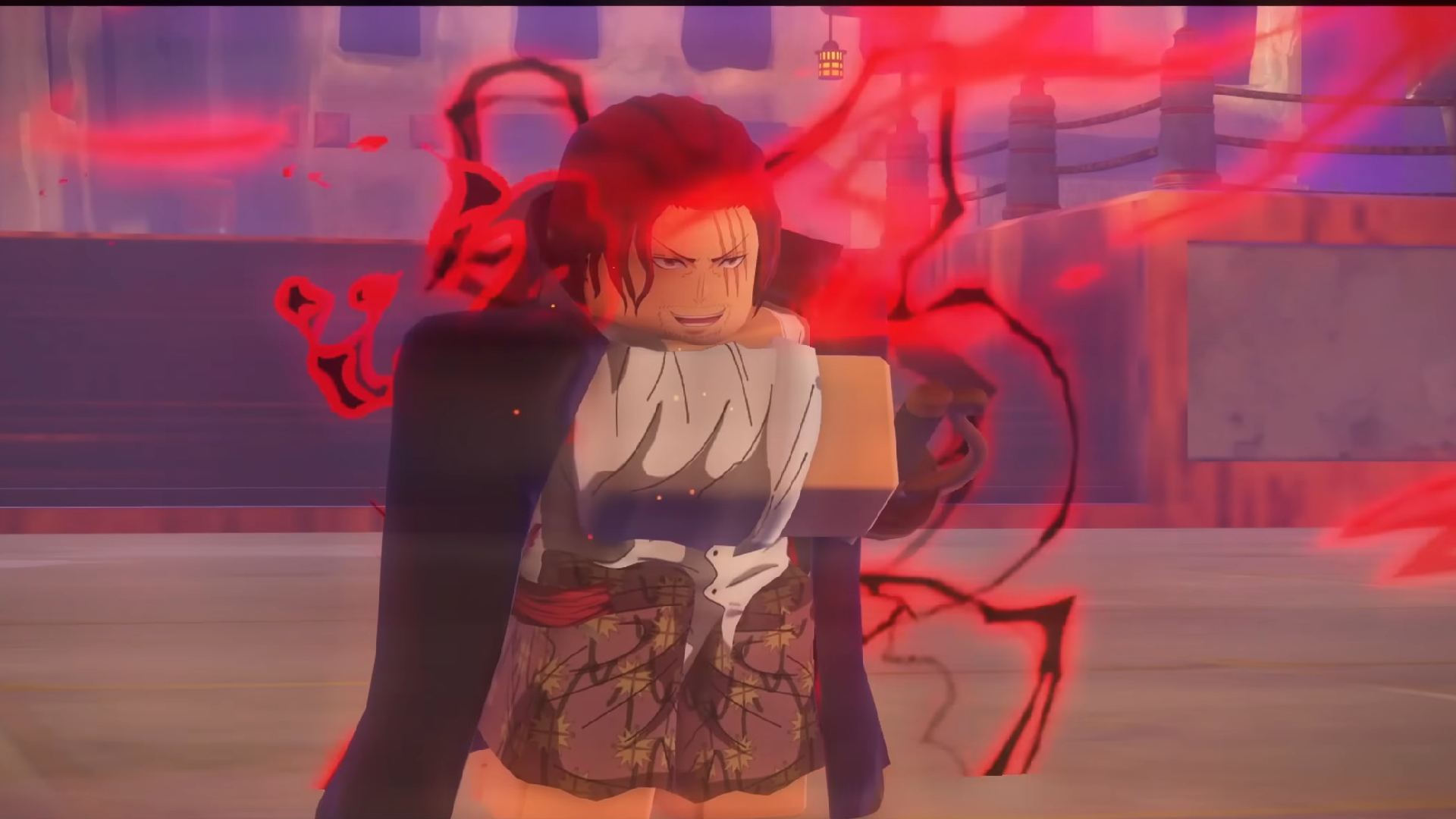 Anime Last Stand Red Pirate (Conqueror) stats and evolution guide (Image via Roblox Corporation)