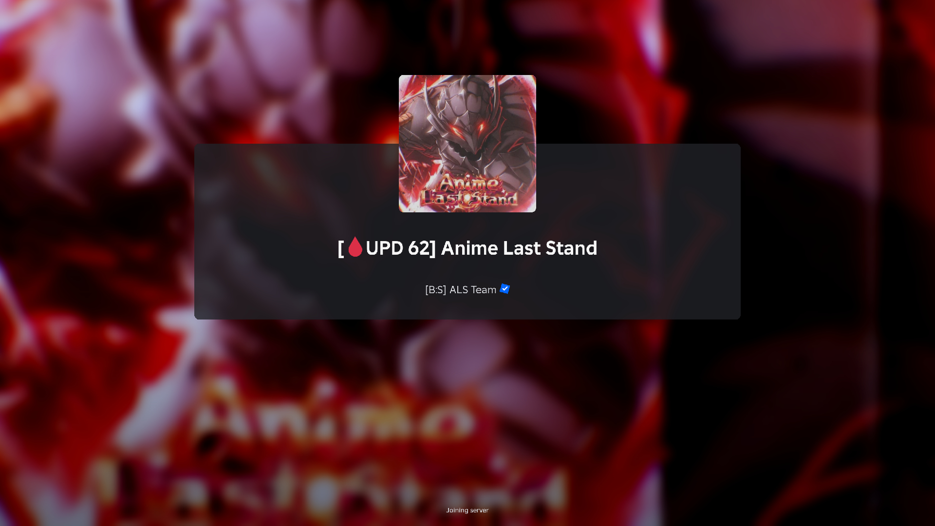 Anime Last Stand Update 62 Patch Notes (Image via Roblox Corporation)