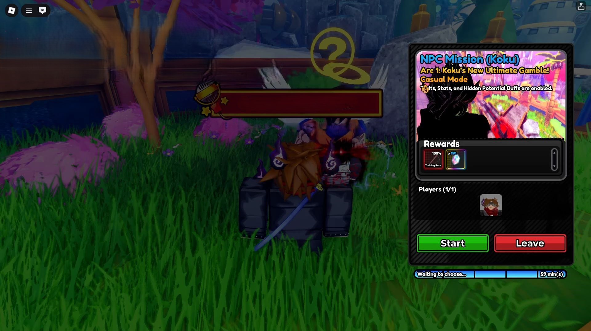 Ascension Quests (Image via Roblox)