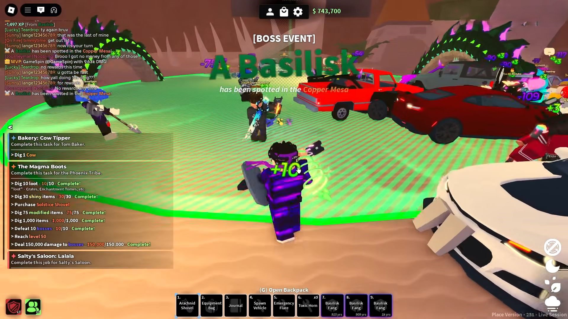 Basilisk spotted (Image via Roblox)