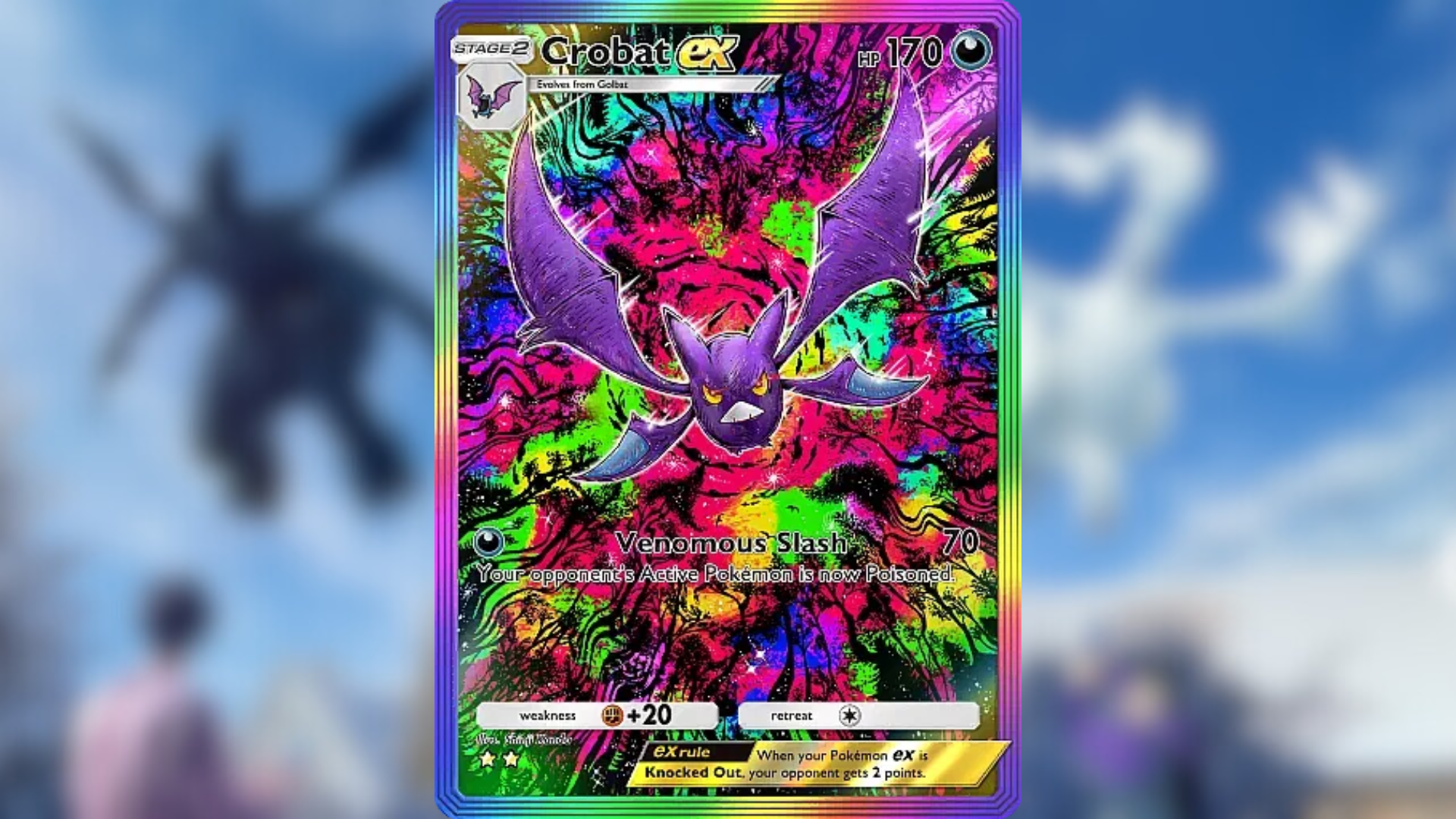 Be wary of Crobat (Image via The Pokemon Company) Pokemon TCG Pocket Best Looking Cards Wisdom of Sea and Sky