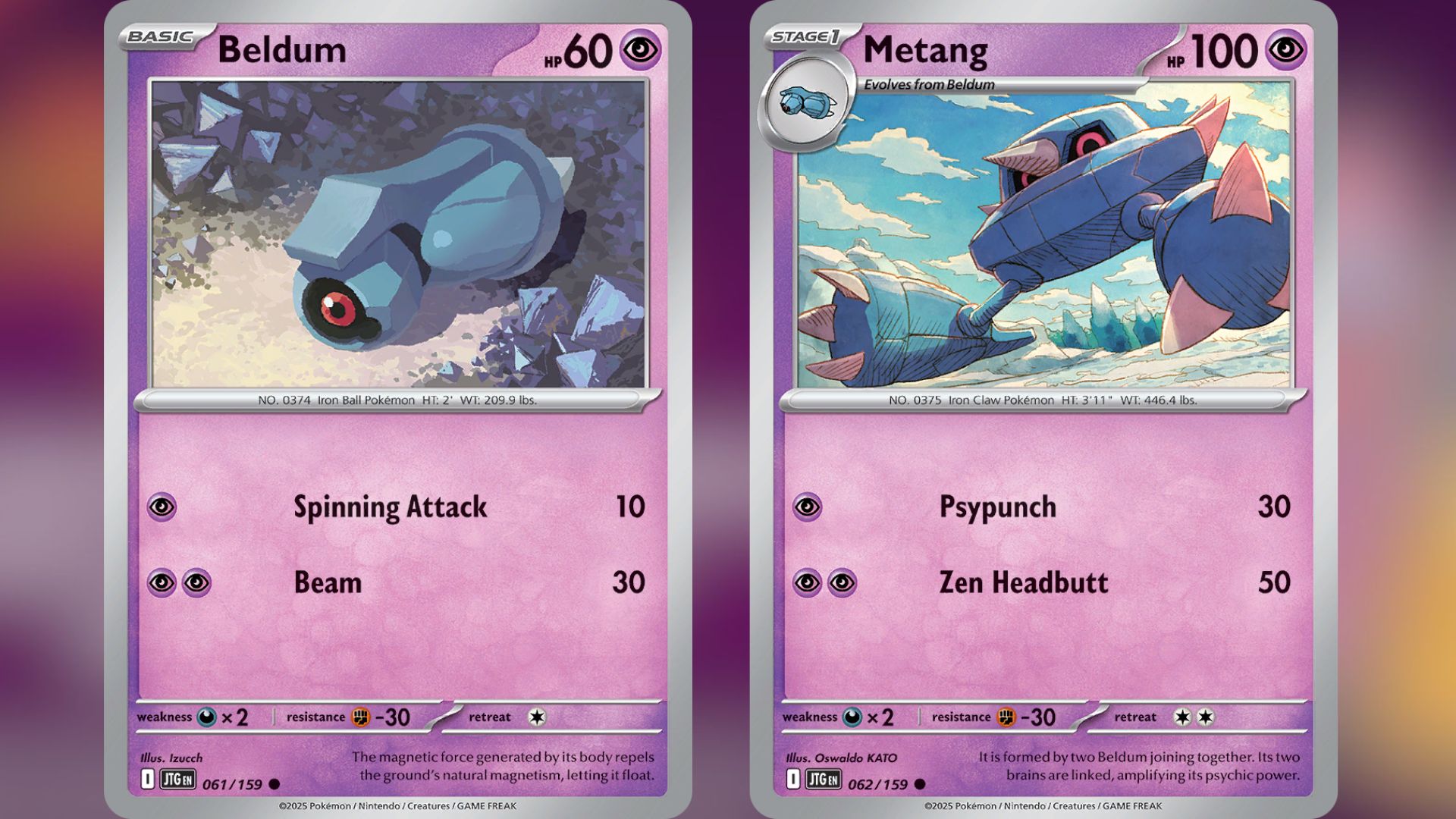Beldum and Metang (Image via TPC)
