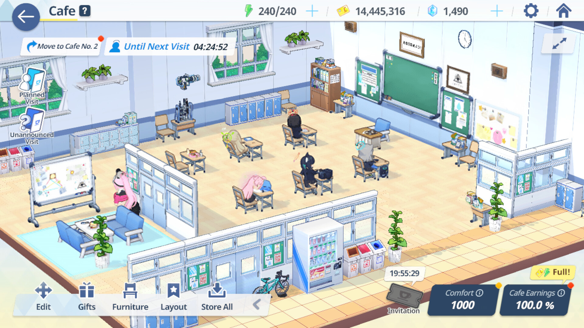 Sweeping the missions allows you to level up faster