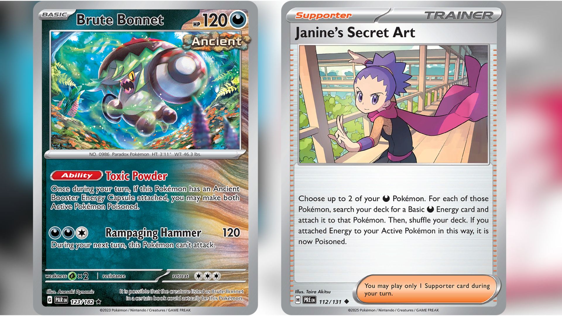 Brute Bonnet and Janine's Secret Art (Image via TPC)