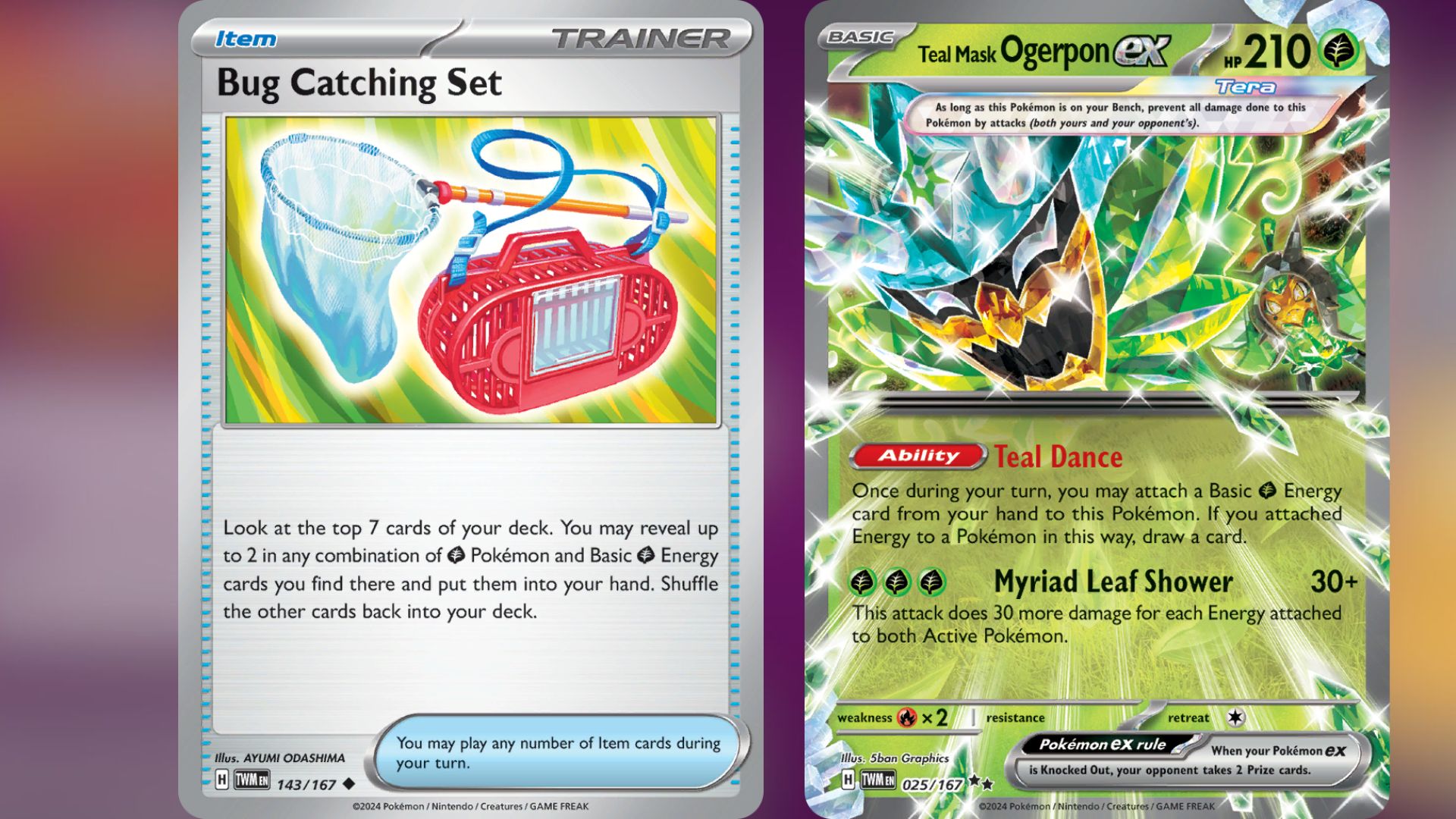 Bug Catching Set and Teal Mask Ogerpon ex (Image via TPC)