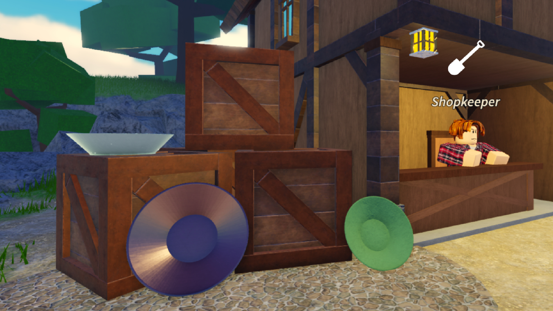 Buy Pans at the store (Image via Roblox Corporation)