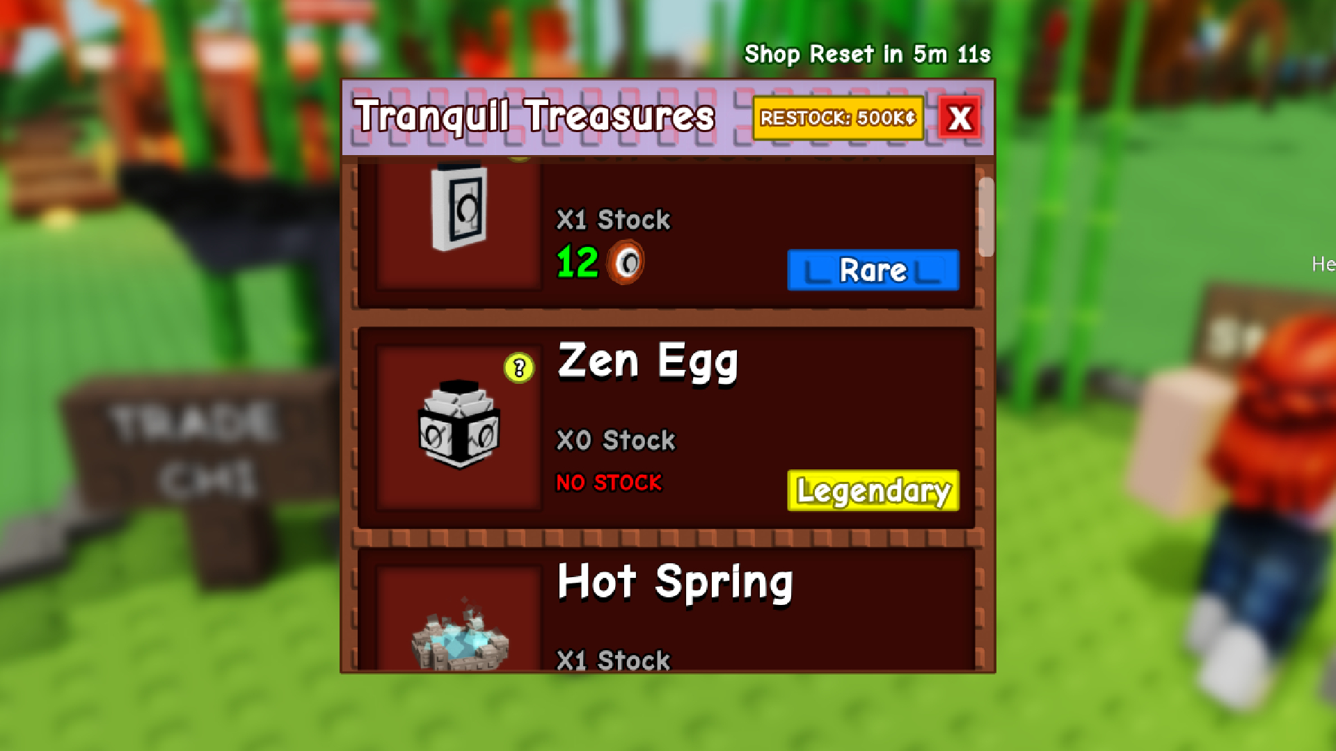 Buy the Zen Egg from the Zen Shop (Image via Roblox Corporation)