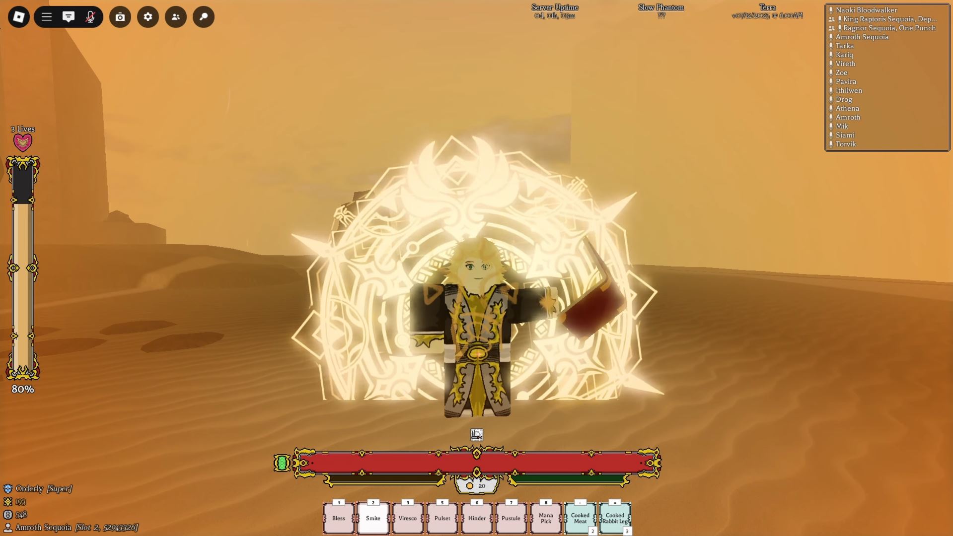 Cleric in Rogueblox (Image via Roblox)