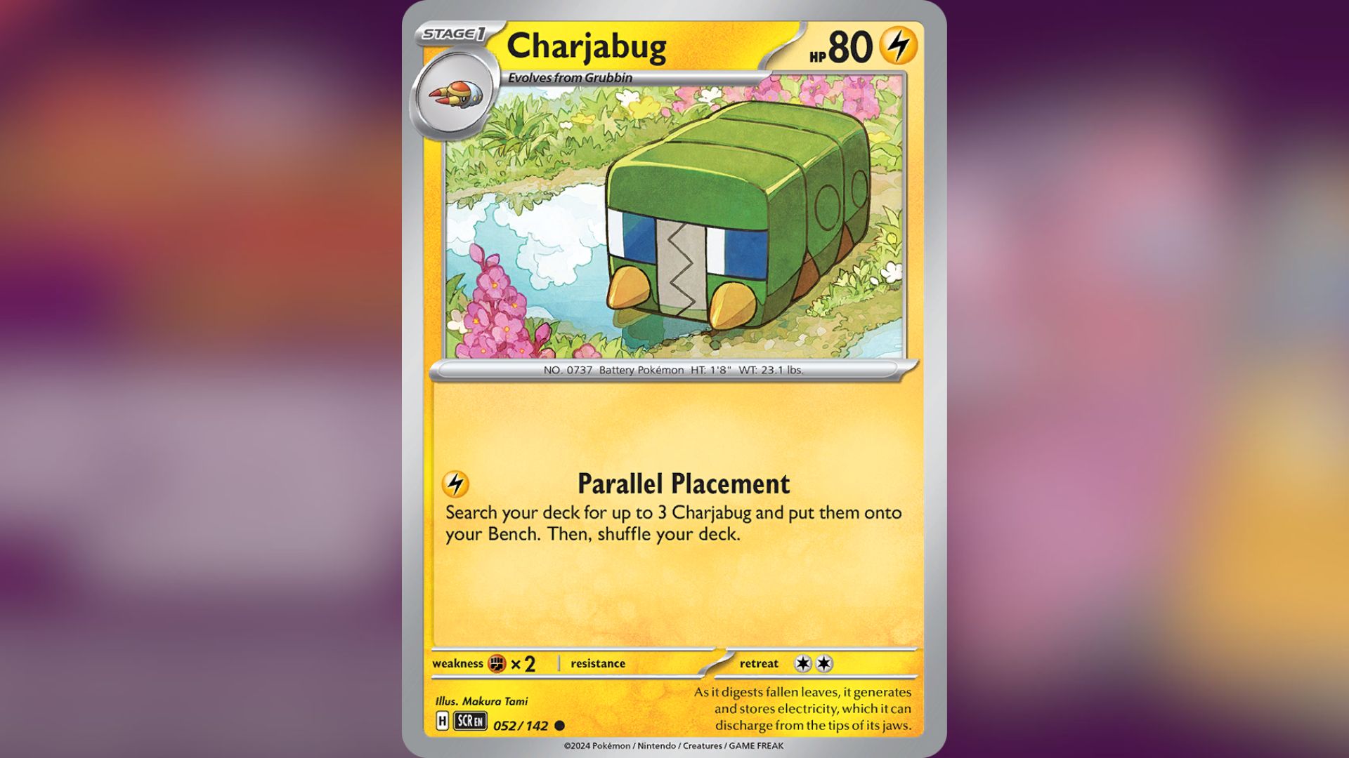 Charjabug from Stellar Crown (Image via TPC)