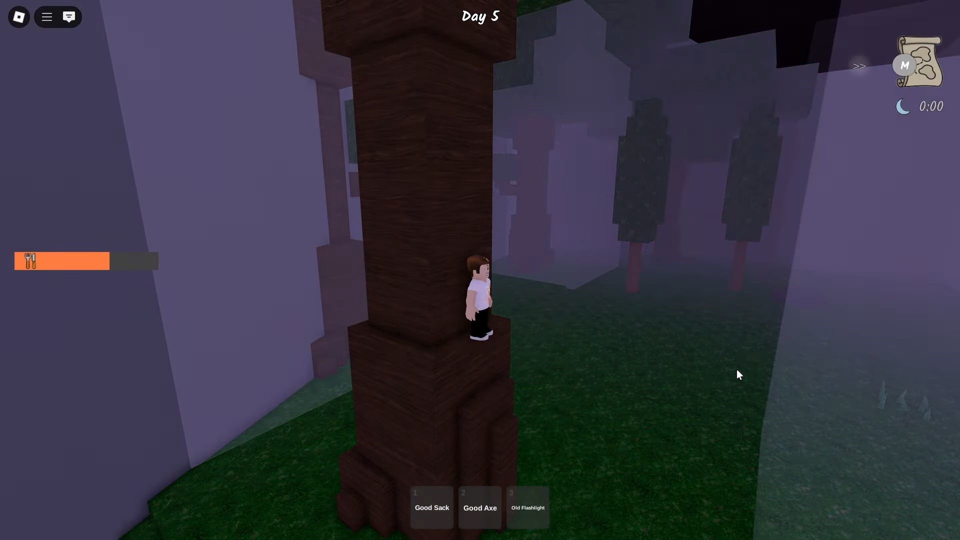 Climb the tree (Image via Roblox)