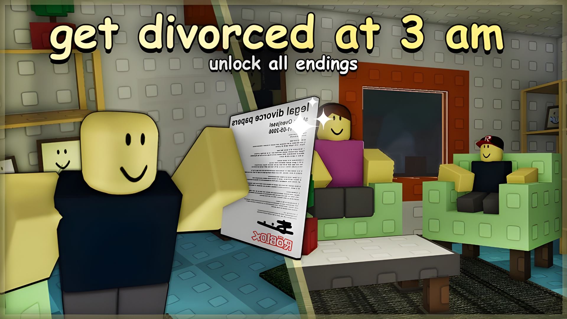 Code Get Divorced At 3AM (Image via Roblox)